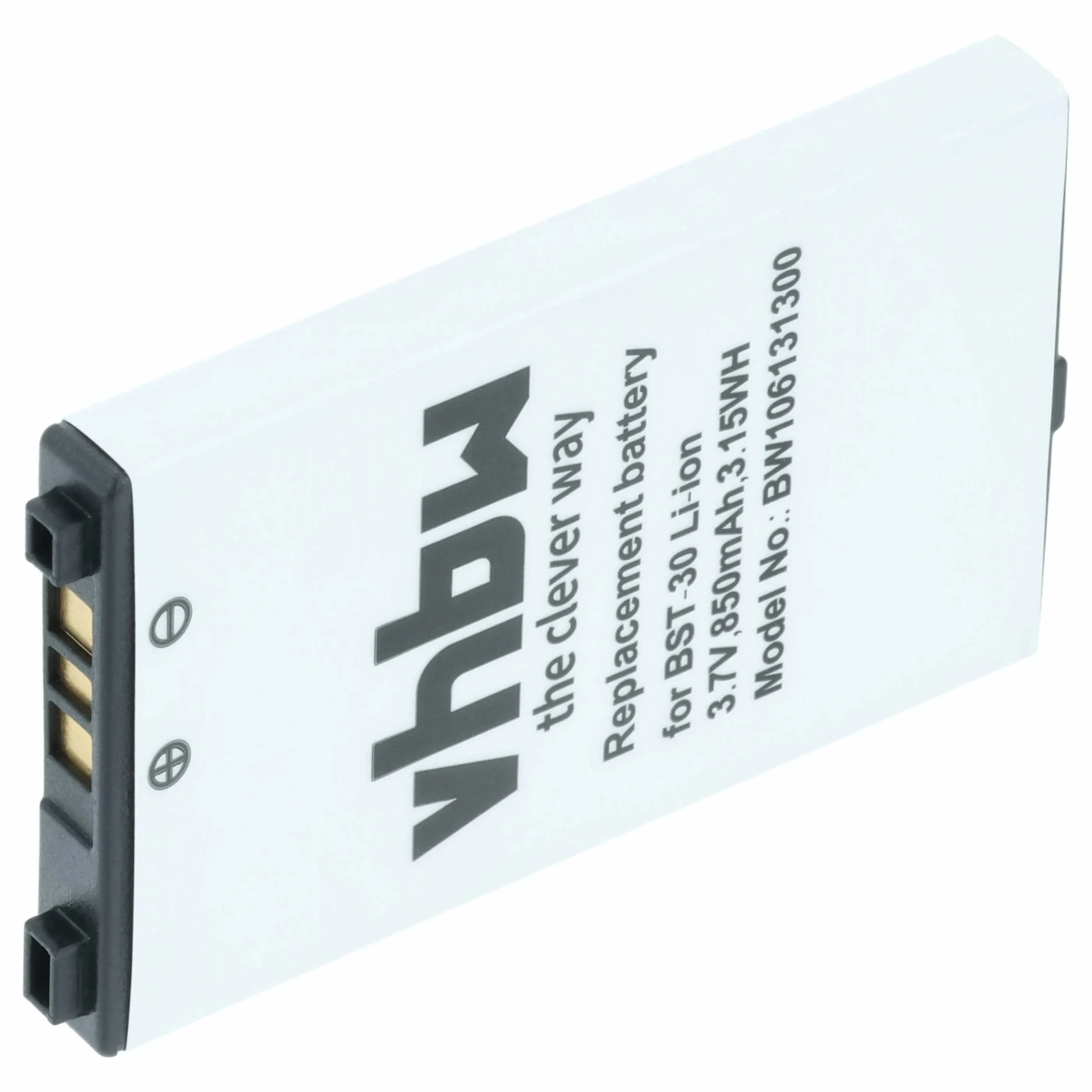 Batterie remplace Sony Ericsson DPY901300, BST-30 téléphone portable Sony-Ericsson - 850mAh 3,7V Li-ion