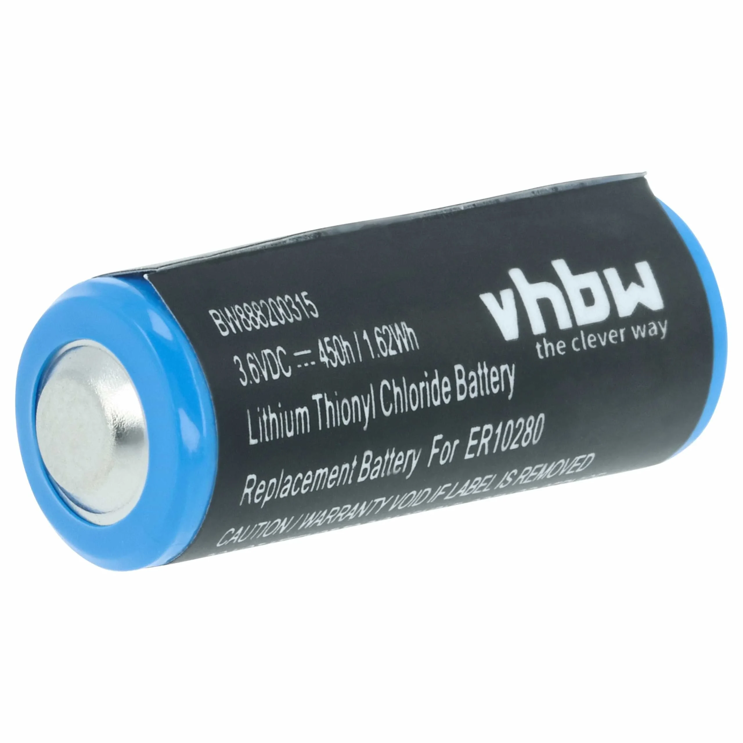 Pile ER10280 - 450mAh 3,6V Li-SOCl2