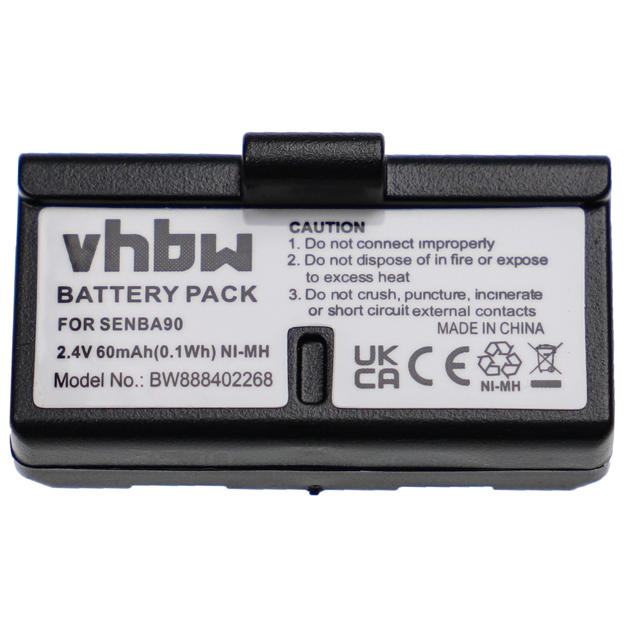 Batterie remplace Sennheiser BA90, E90, E180 casque audio Sennheiser - 60mAh 2,4V NiMH