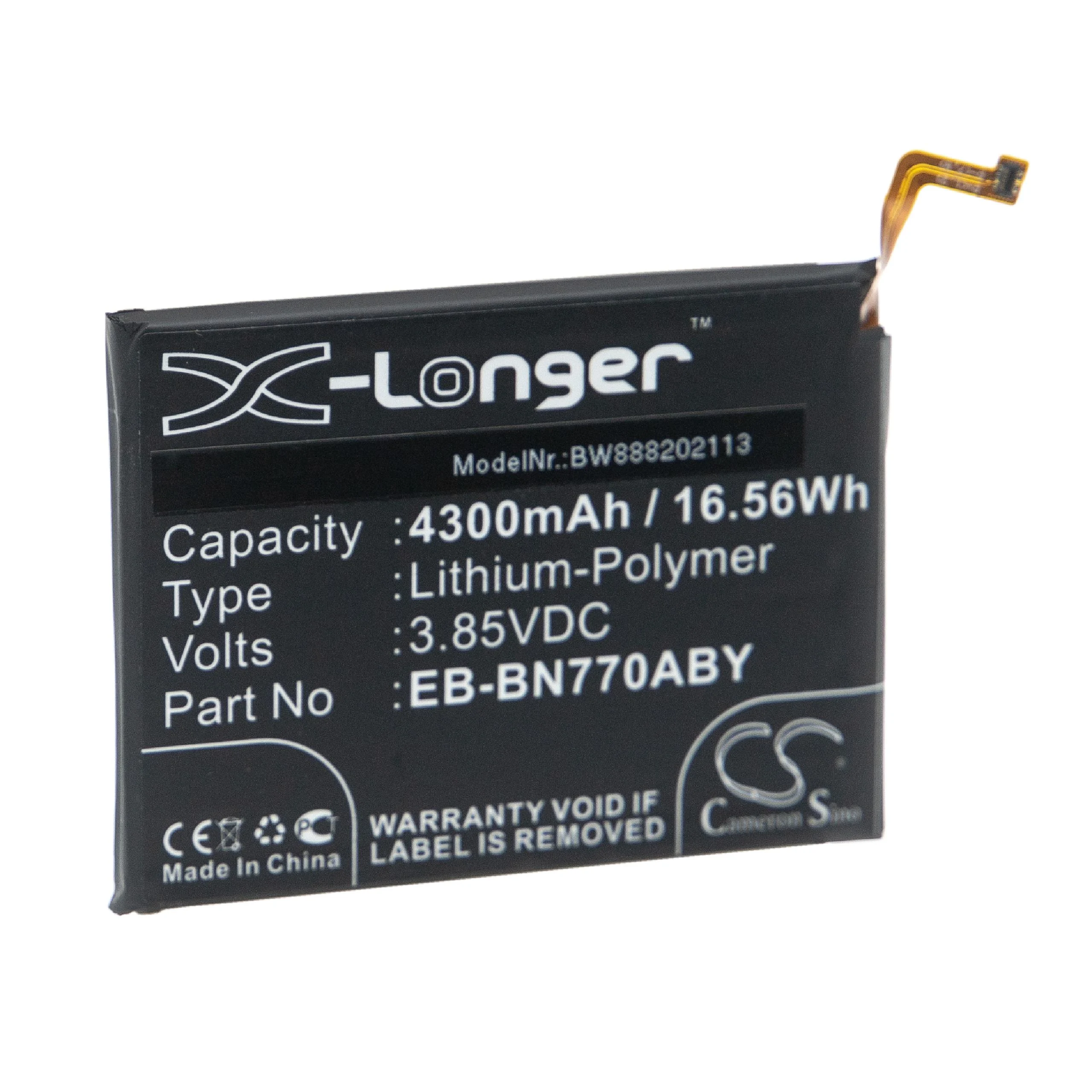 Batterie remplace Samsung EB-BN770ABY téléphone portable Samsung - 4300mAh 3,85V Li-polymère