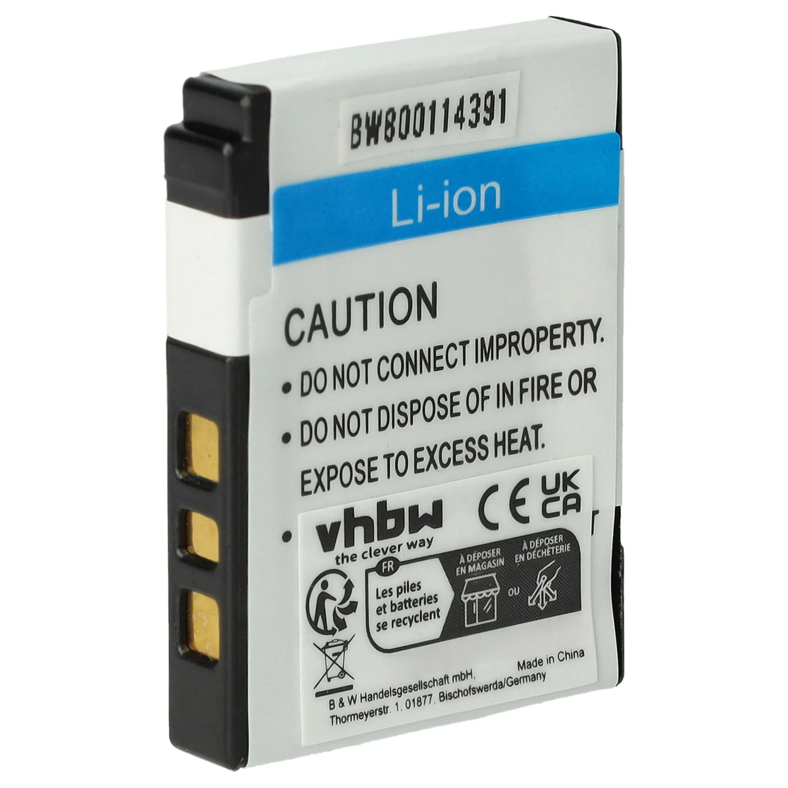 Batterie remplace Kodak Klic-7002 pour appareil photo Kodak- 460mAh 3,6V Li-ion