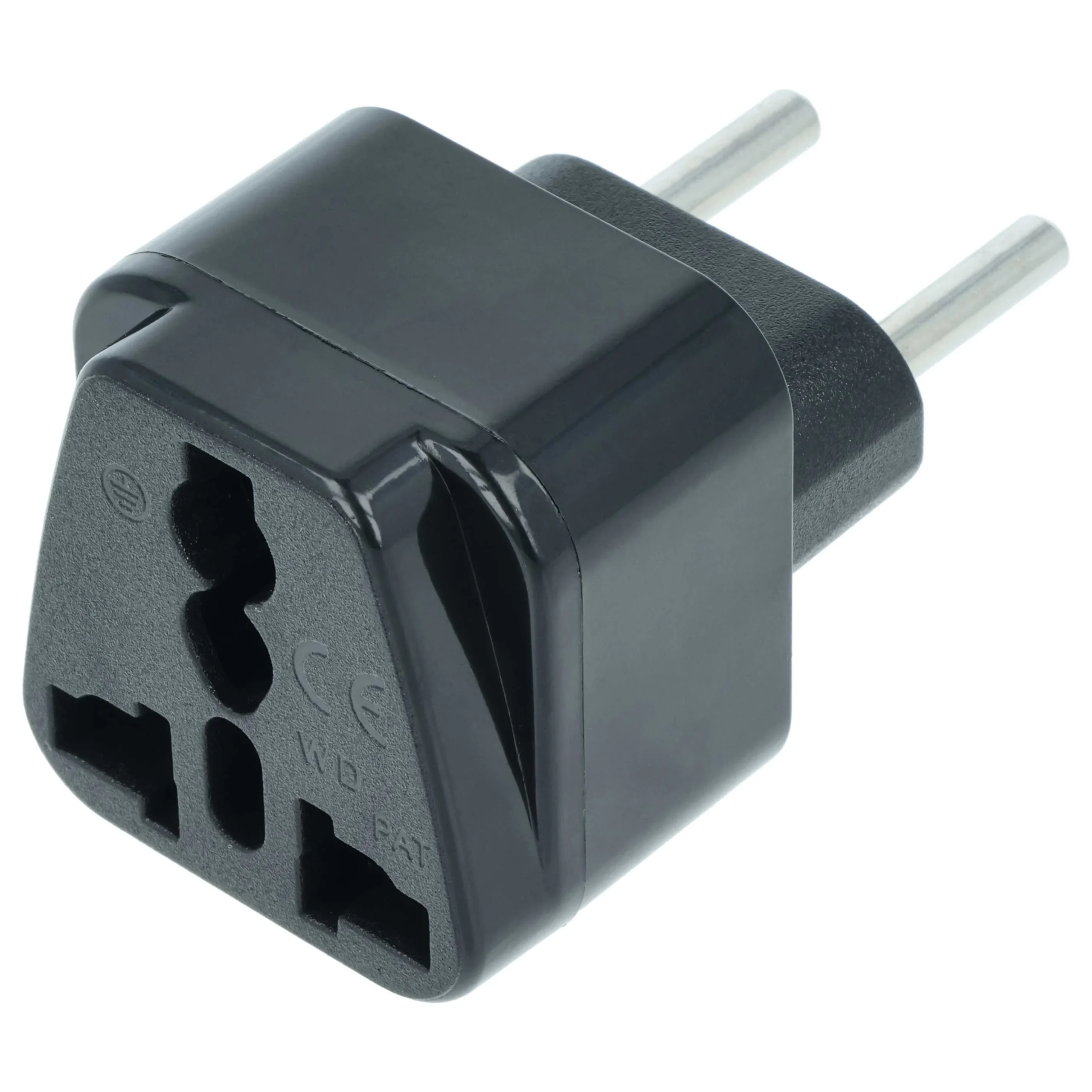 Prise adaptateur (fiche euro vers prise UK/USA/Chine-etc.)