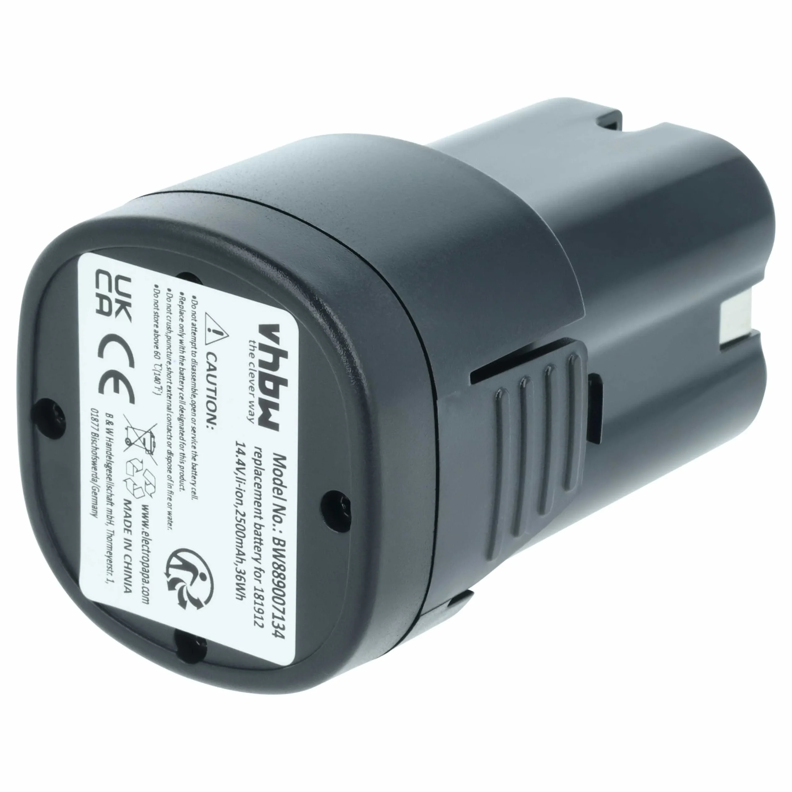 Batterie remplace Bahco BCL1B03IB tondeuse pour chien Kerbl - 2500mAh 14,4V Li-ion