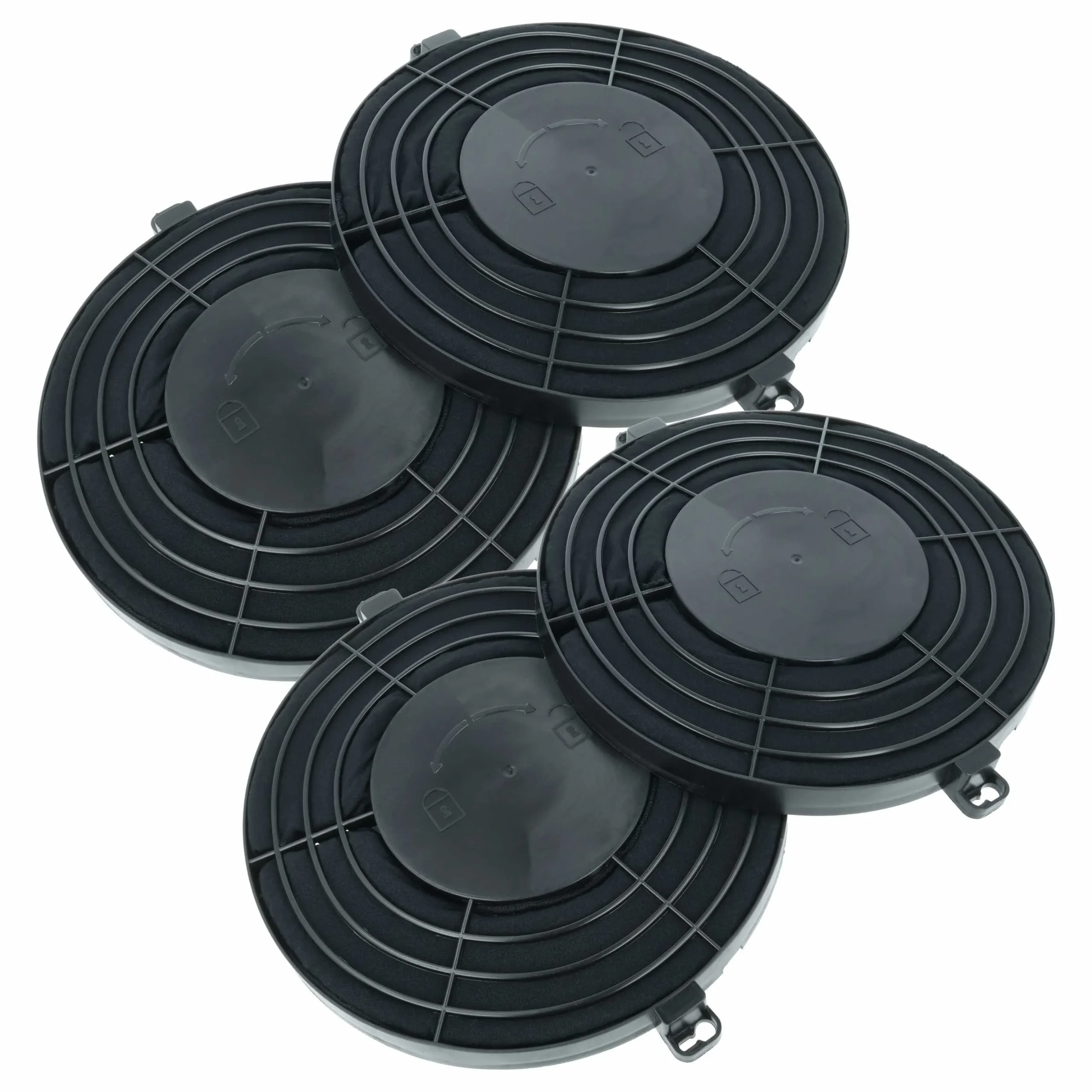 4x Filtres à charbon actif remplace IKEA 604.019.57, Nyttig FIL 900 pour hotte Ikea - Accessoires appareils ménagers