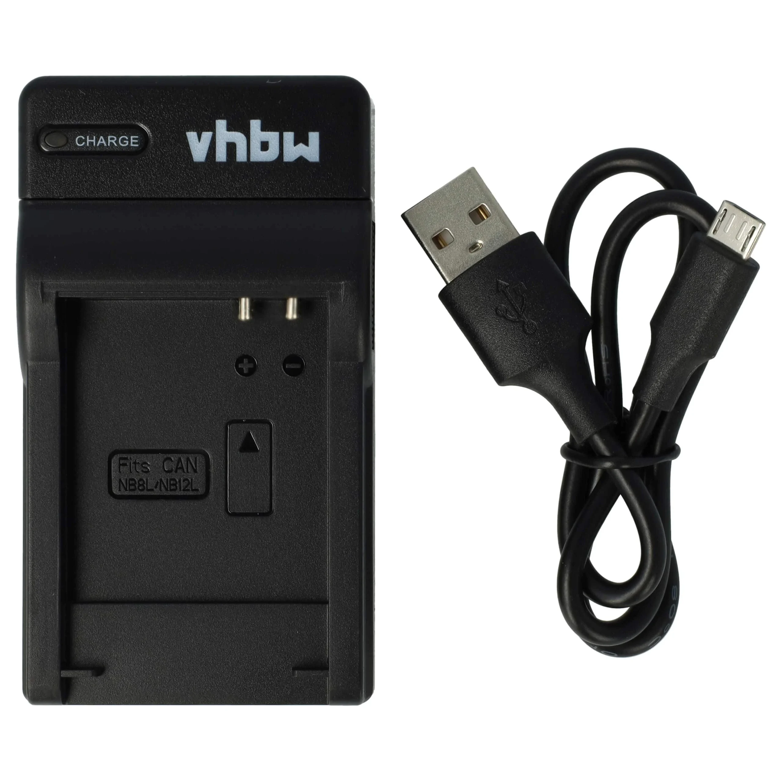 Chargeur USB-C + câble USB-C pour appareil photo Canon PowerShot A2200, A3200 IS, A3300 IS, A3000 IS - 0,5 A