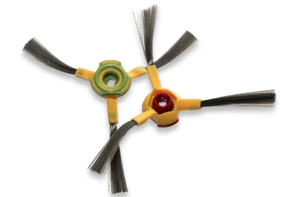 2x Brosses latérales à 3 bras (droit et gauche) pour Hoover, Ecovacs D83 - Accessoires pour aspirateur