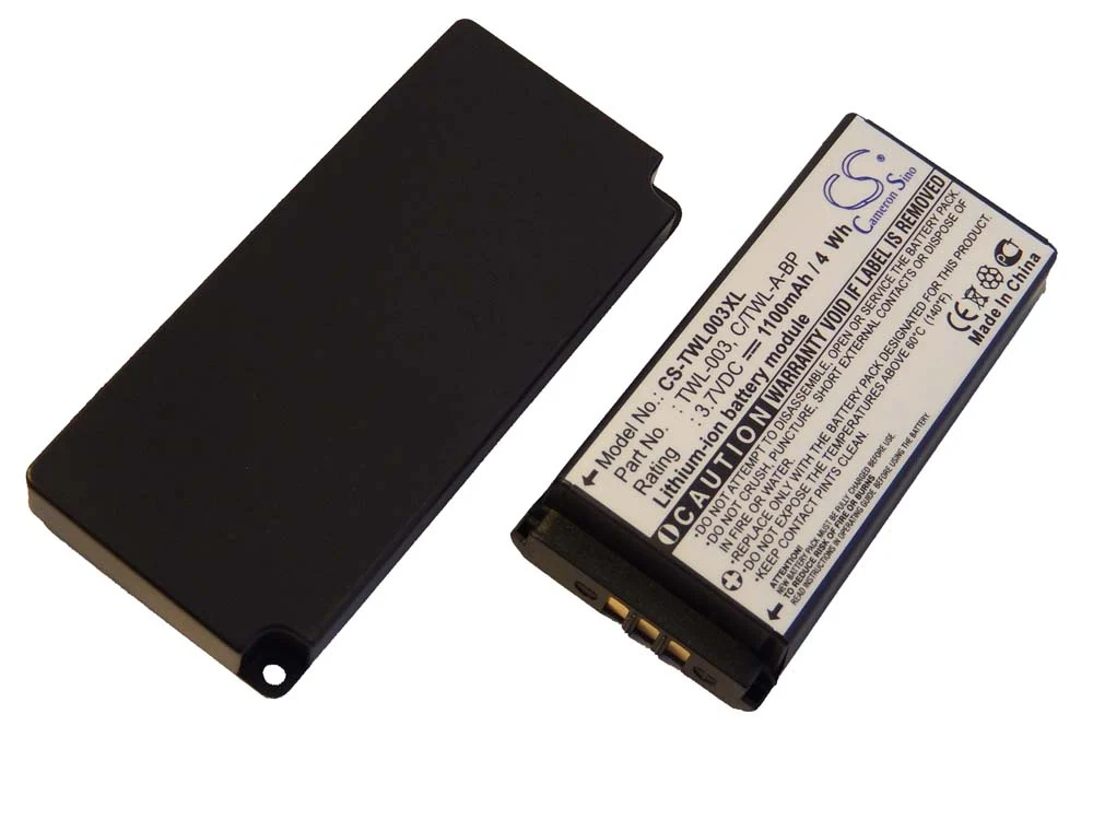 Batterie remplace Nintendo TWL-001, C/TWL-A-BP, TWL-003, BOAMK01 console de jeux - 1100mAh 3,7V Li-ion