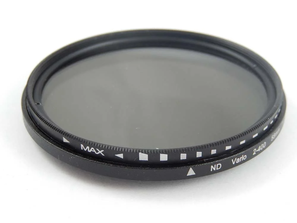 Filtre ND 2-400 universel pour objectif d'appareil photo de 49 mm de diamètre – Filtre gris, variable