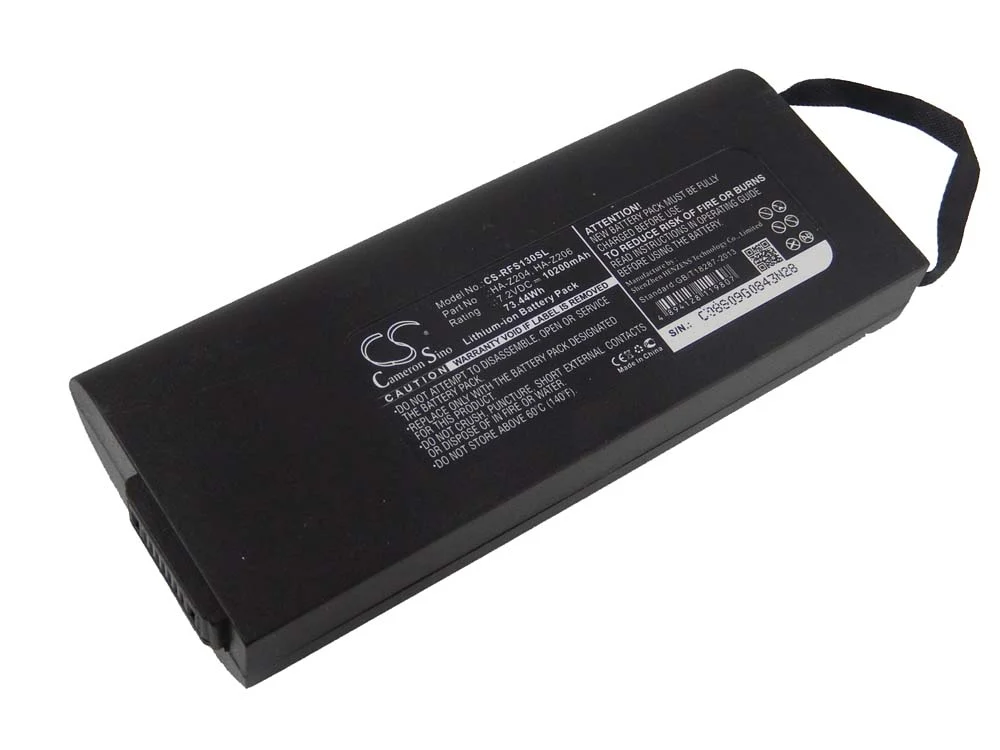 Batterie remplace Rohde & Schwarz 1309.6123.00 outil de mesure Rohde & Schwarz - 10200mAh 7,2V Li-ion
