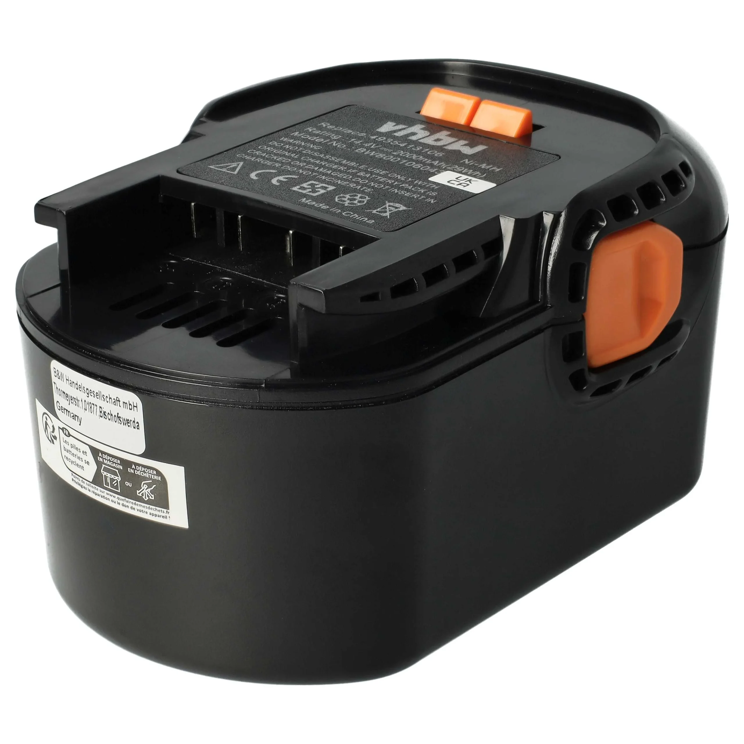 Batterie remplace AEG 4935413106, 4935416790, B1420, B1414G, B1415R outil électrique Würth - 2Ah 14,4V NiMH