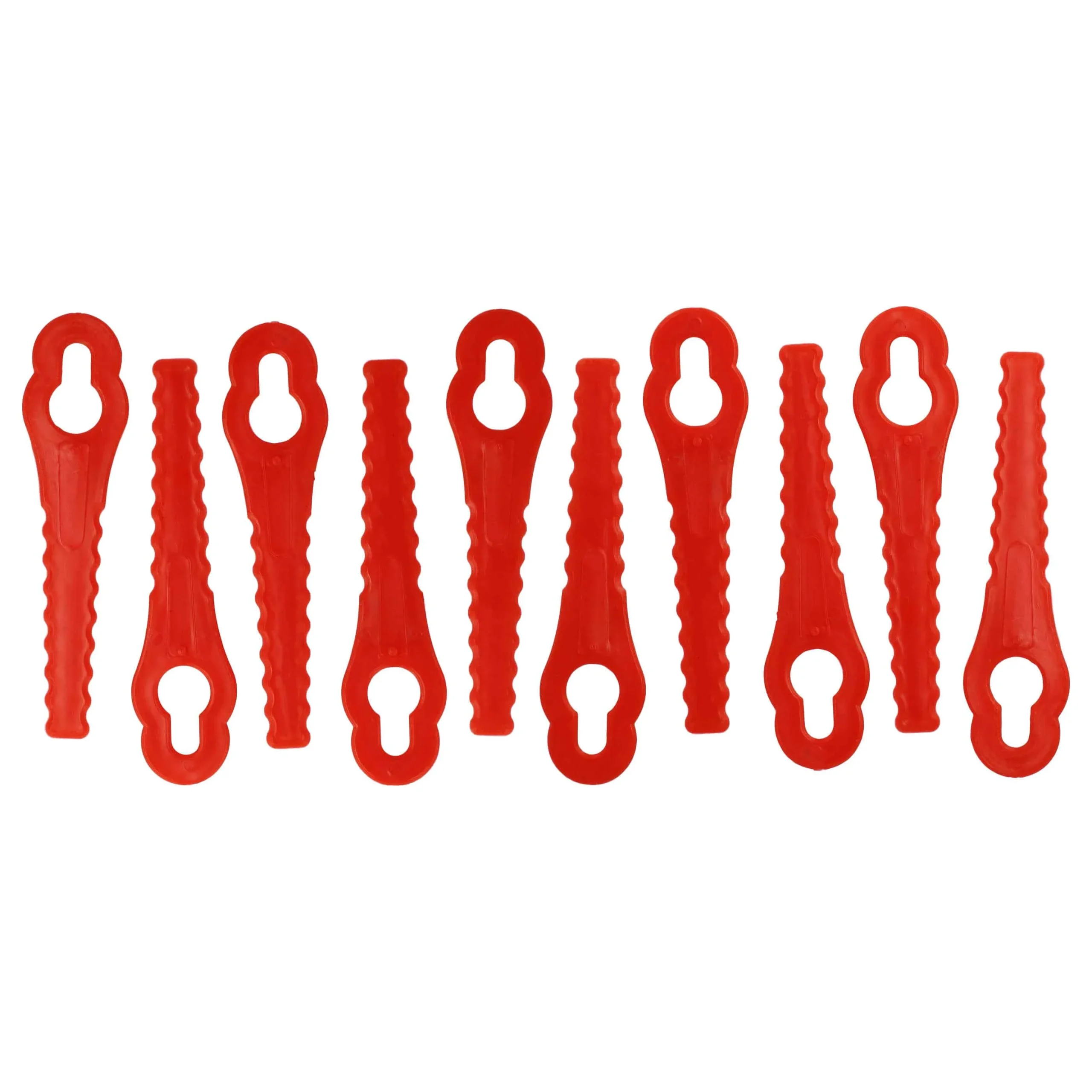 10x Lames remplace Güde 58586 pour débroussailleuse – Couteaux plastique, Rot - Accessoires pour outils