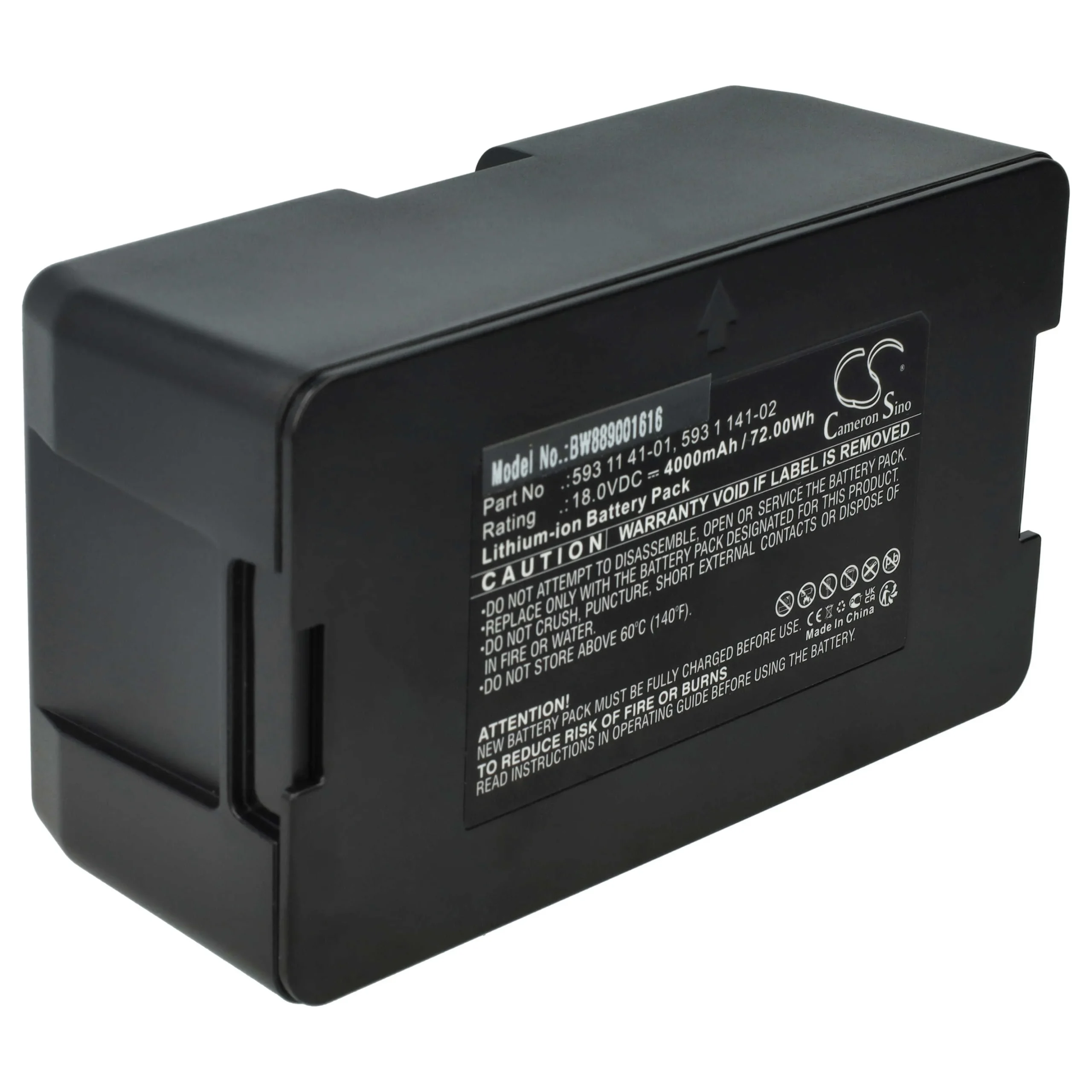Batterie remplace Gardena 593 11 41-01, 593 11 41-02 pour outil de jardinage - 4000mAh 18V Li-ion
