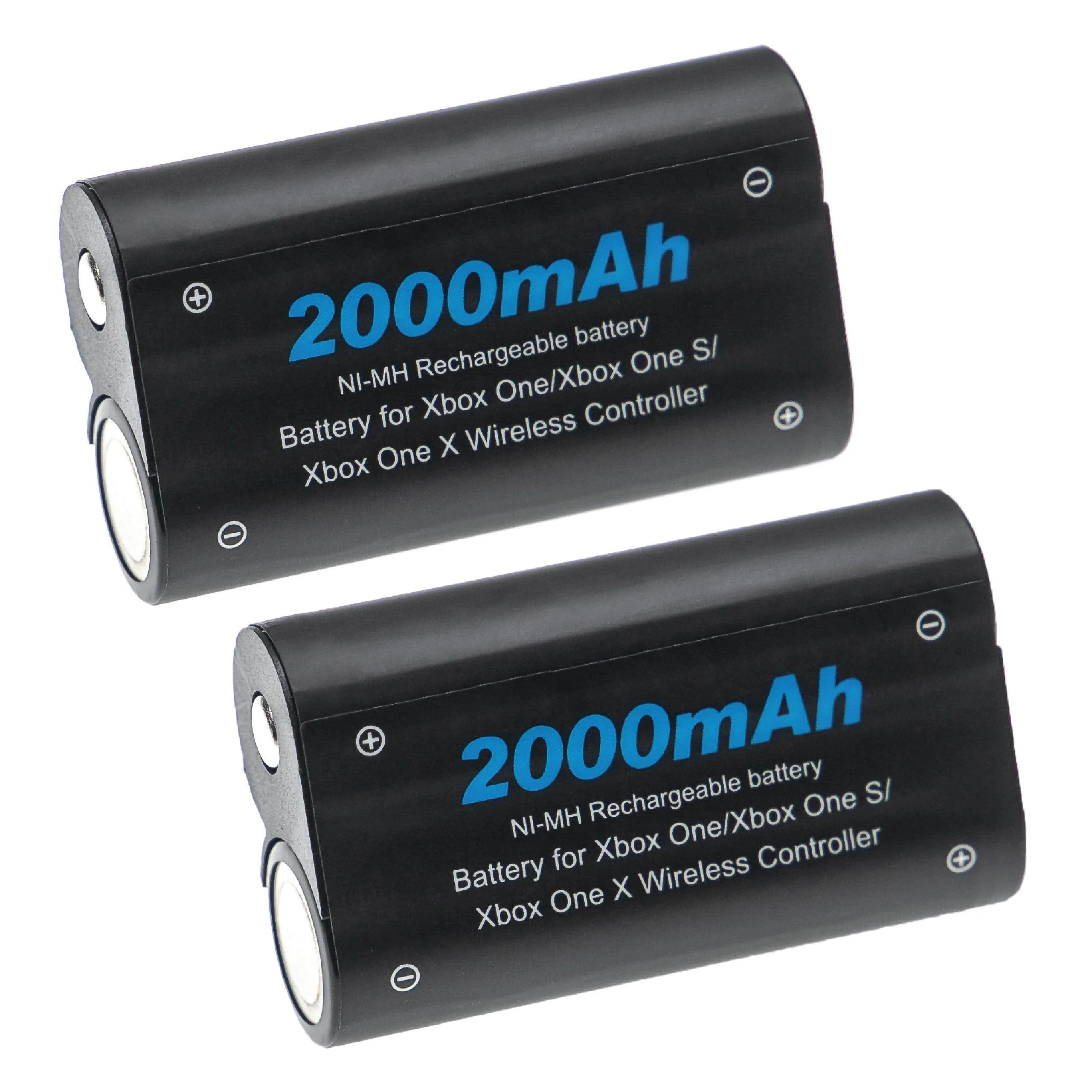 Batterie (2 pcs.) remplace Microsoft BX01, C100 manette - 2000mAh 2,4V NiMH