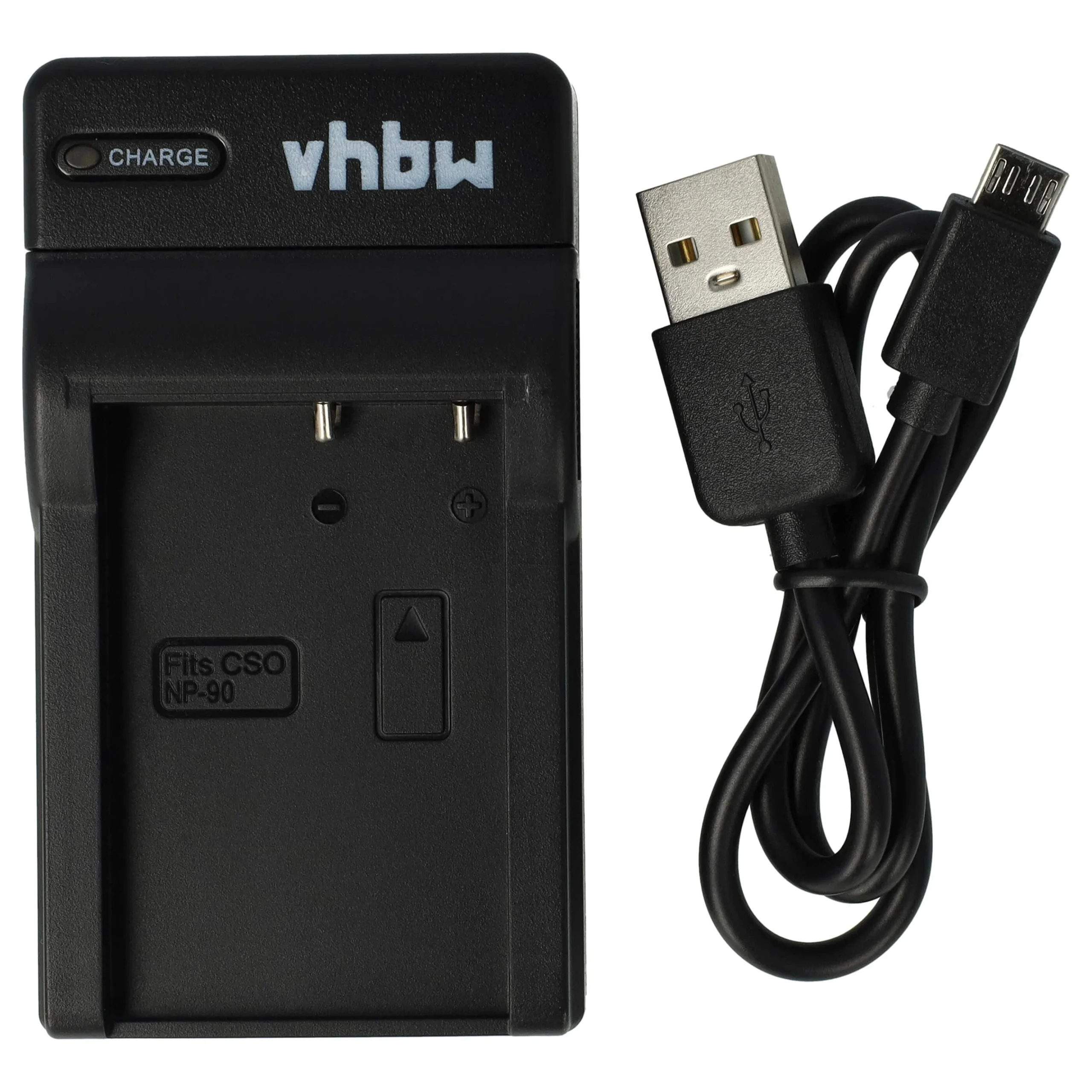 Chargeur USB-C + câble USB-C pour appareil photo Casio Exilim EX-H10, EX-H20G, EX-FH100, EX-H15 HI-Zoom - 0,5