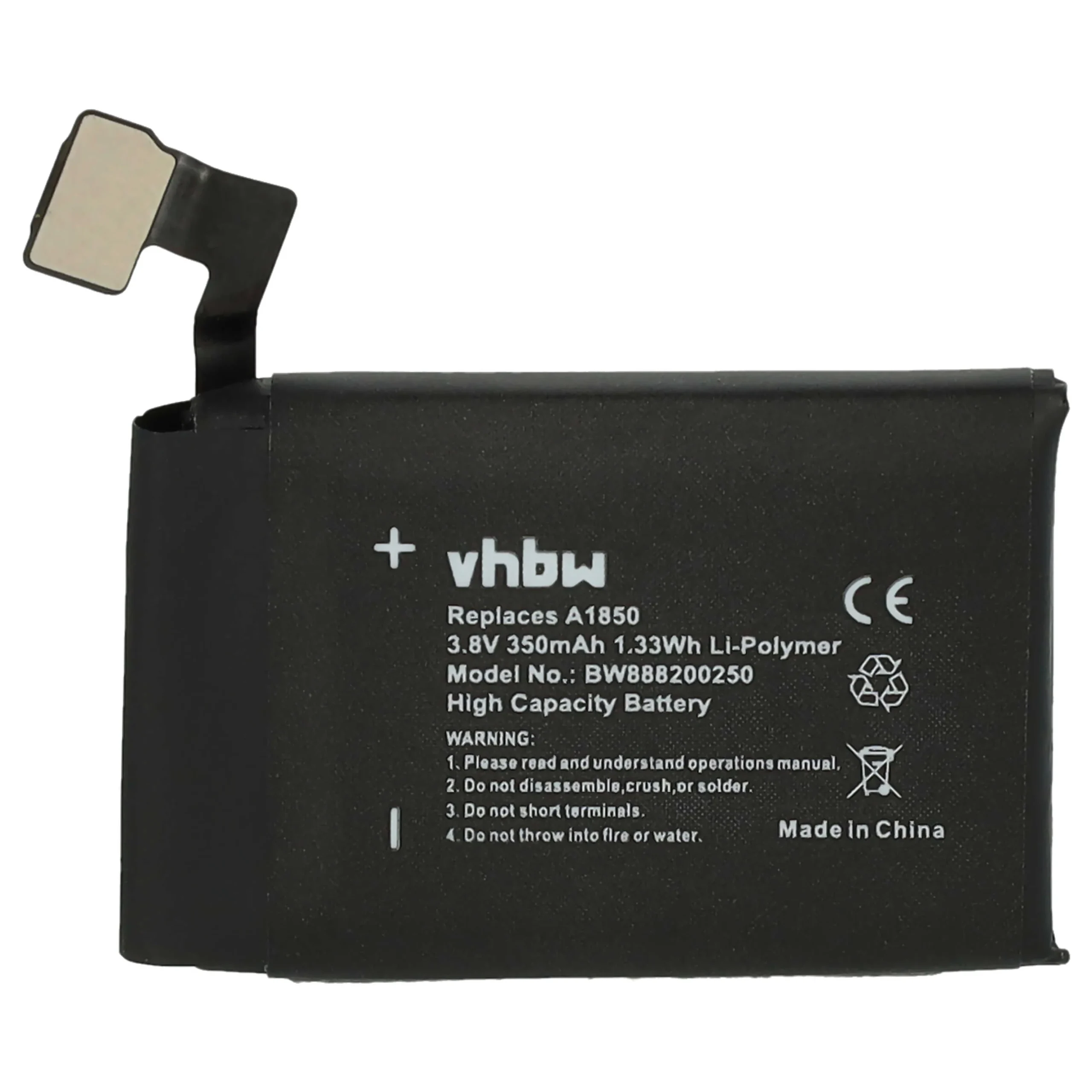 Batterie remplace Apple A1850 montre connectée - 350mAh 3,8V Li-polymère + outils