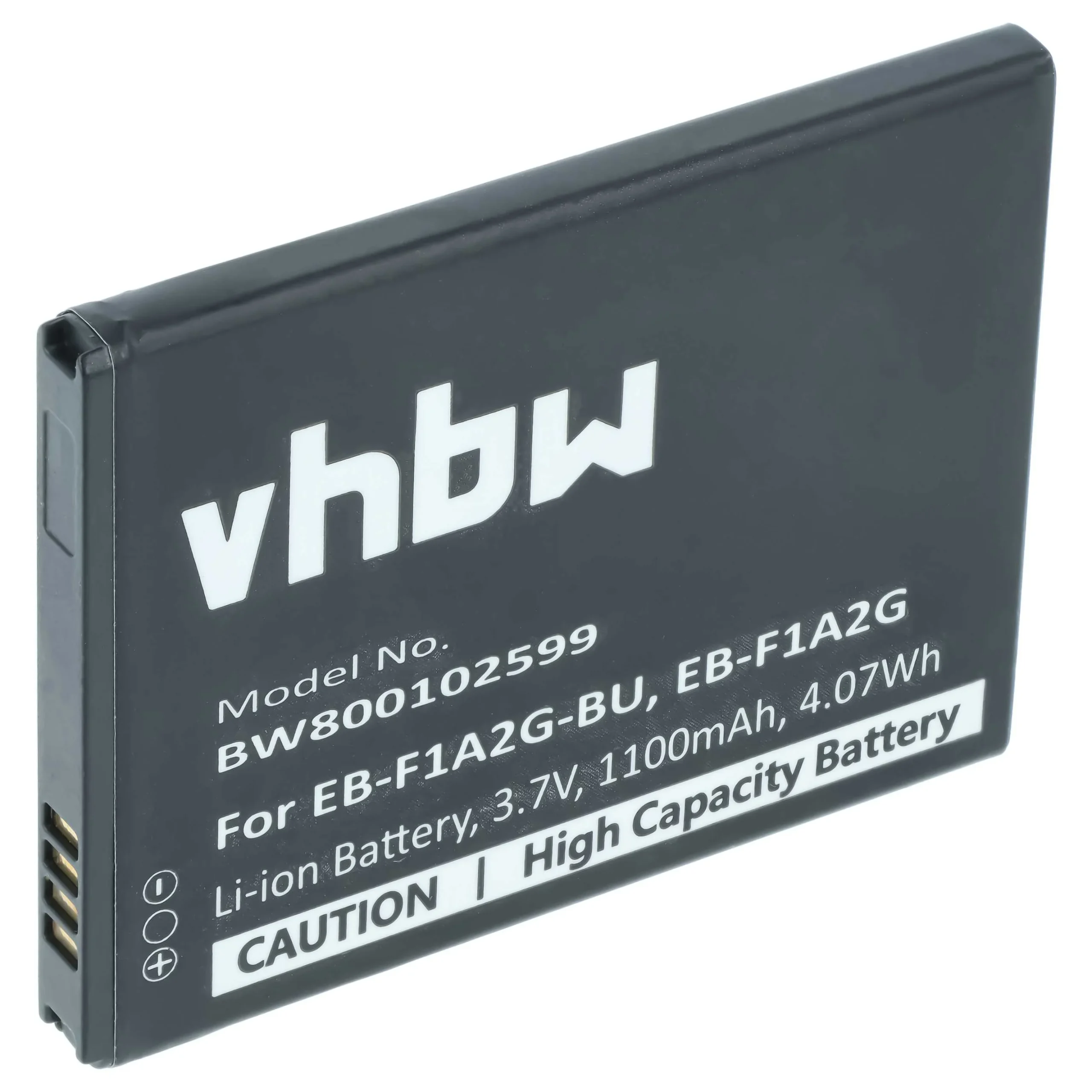 Batterie remplace Samsung EB-F1A2GBU, EB-F1A2G-BU, EB-F1A2G téléphone portable Samsung - 1100mAh 3,7V Li-ion