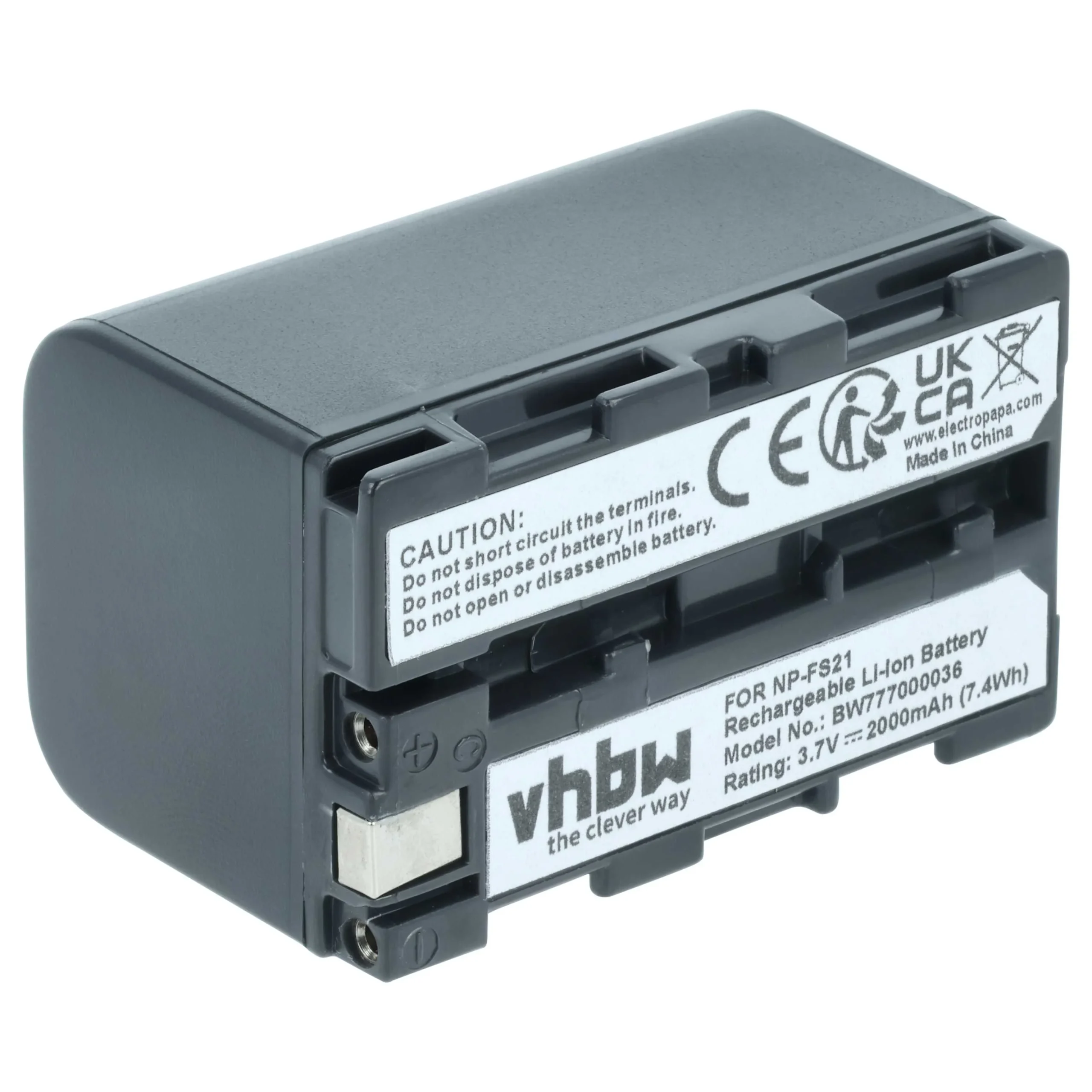 Batterie remplace Sony NP-FS10, NP-FM11, NP-FM10, NP-F11, NP-F10 pour caméscope Sony- 2000mAh 3,6V Li-ion