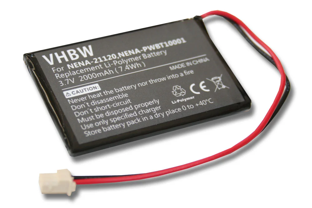 Batterie remplace Nexto NENA-21120, NENA-PWBT10001 liseuse ebook - 2000mAh 3,7V Li-polymère