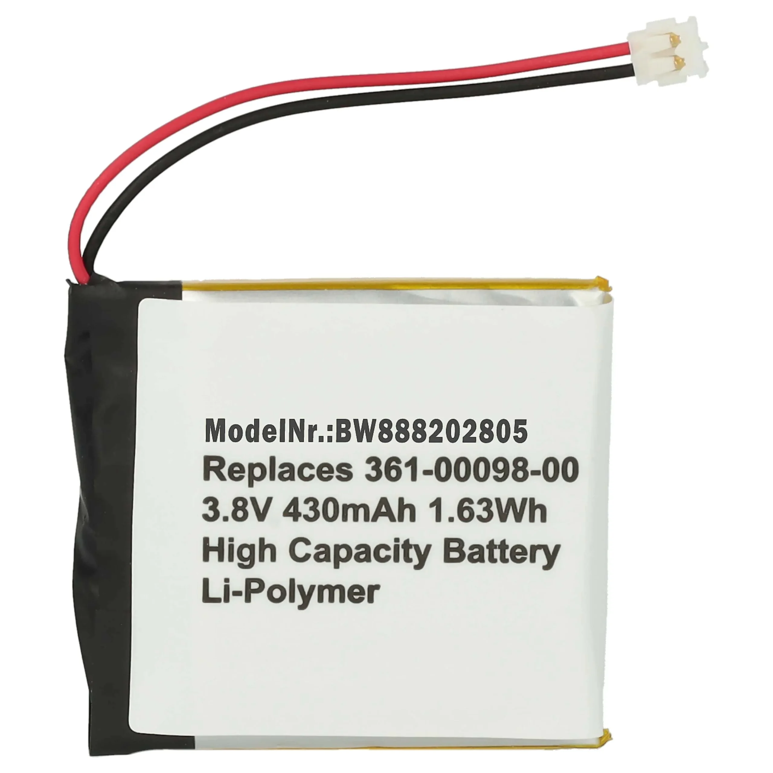 Batterie remplace Garmin 361-00098-00 montre connectée - 430mAh 3,8V Li-polymère + outils