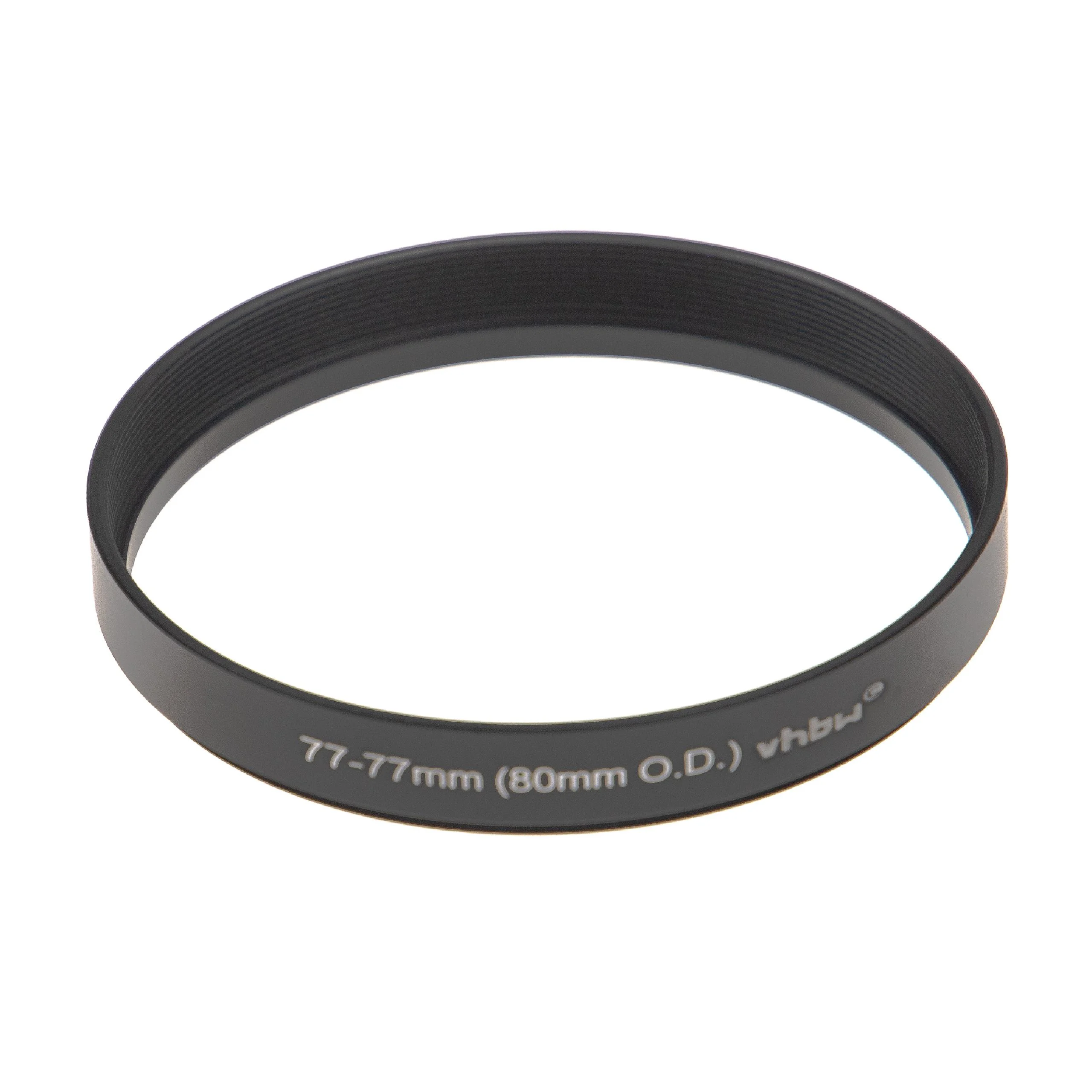Bague Step-up 77 mm vers 77 mm pour boîte mate (matte box) 80 mm O.D. - Adaptateur filtre