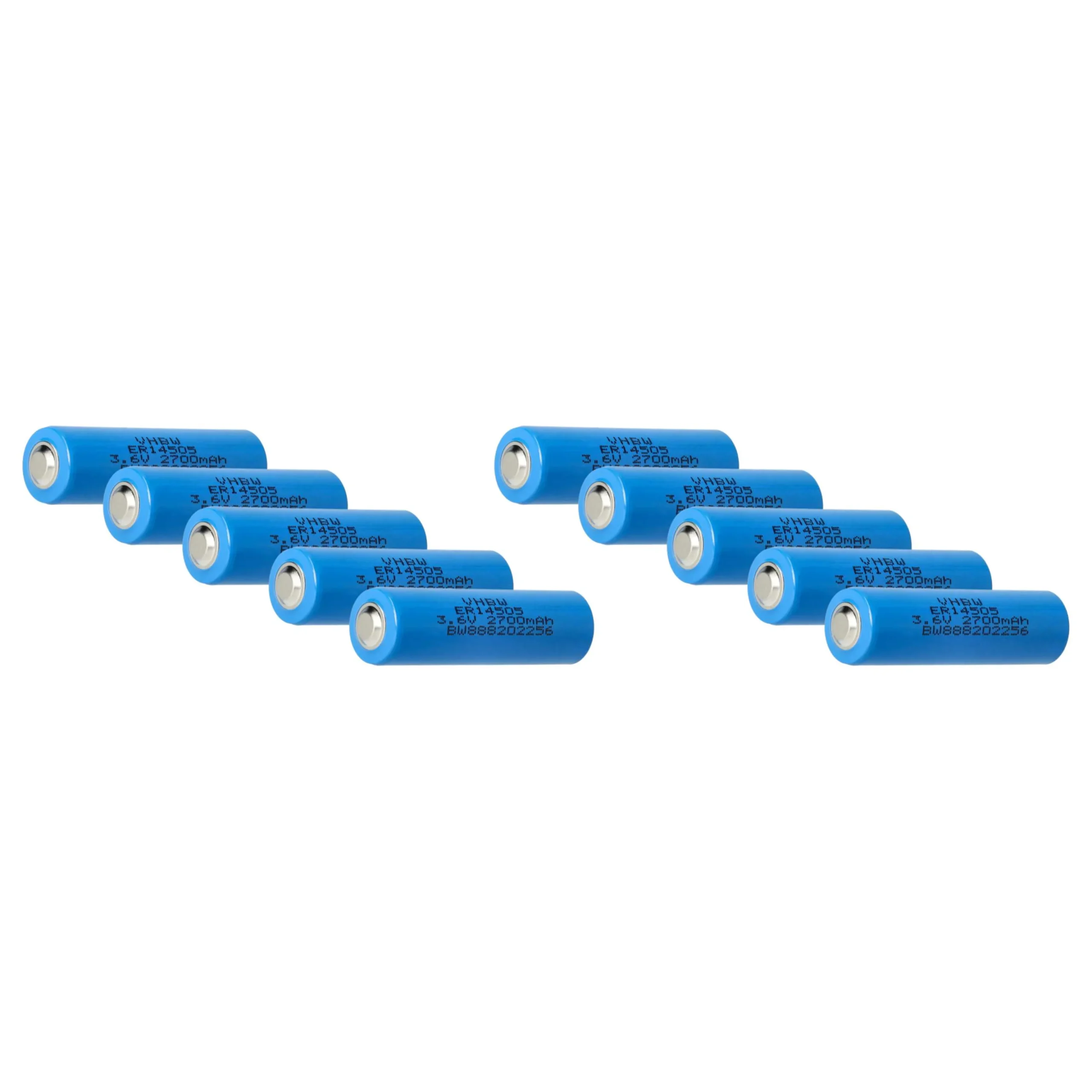 Pile (10 pcs.) ER14505 - 2700mAh 3,6V Li-SOCl2