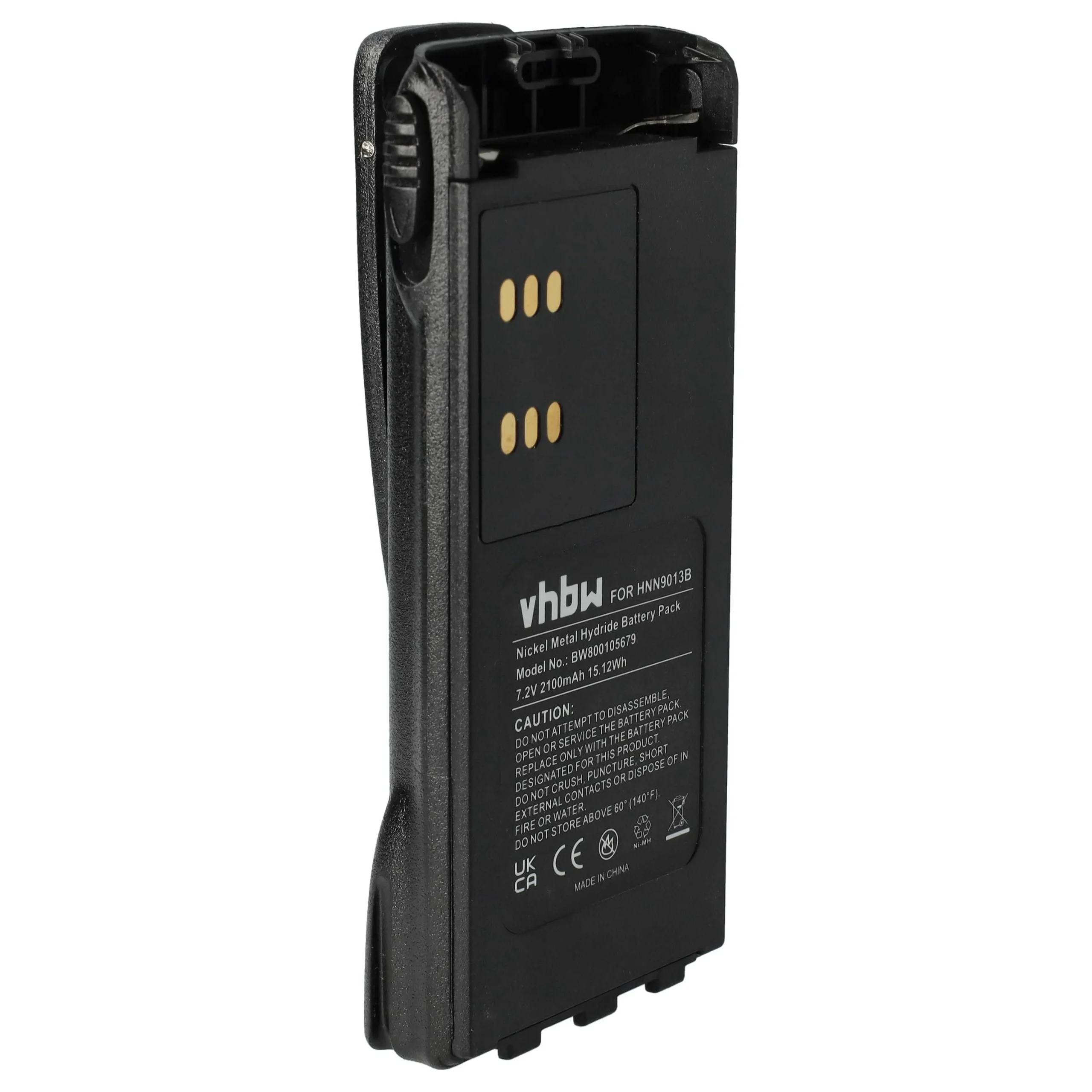 Batterie remplace Motorola HMNN4151, HMNN4154, HMNN4158 pour radio talkie-walkie Motorola- 2100mAh 7,2V NiMH