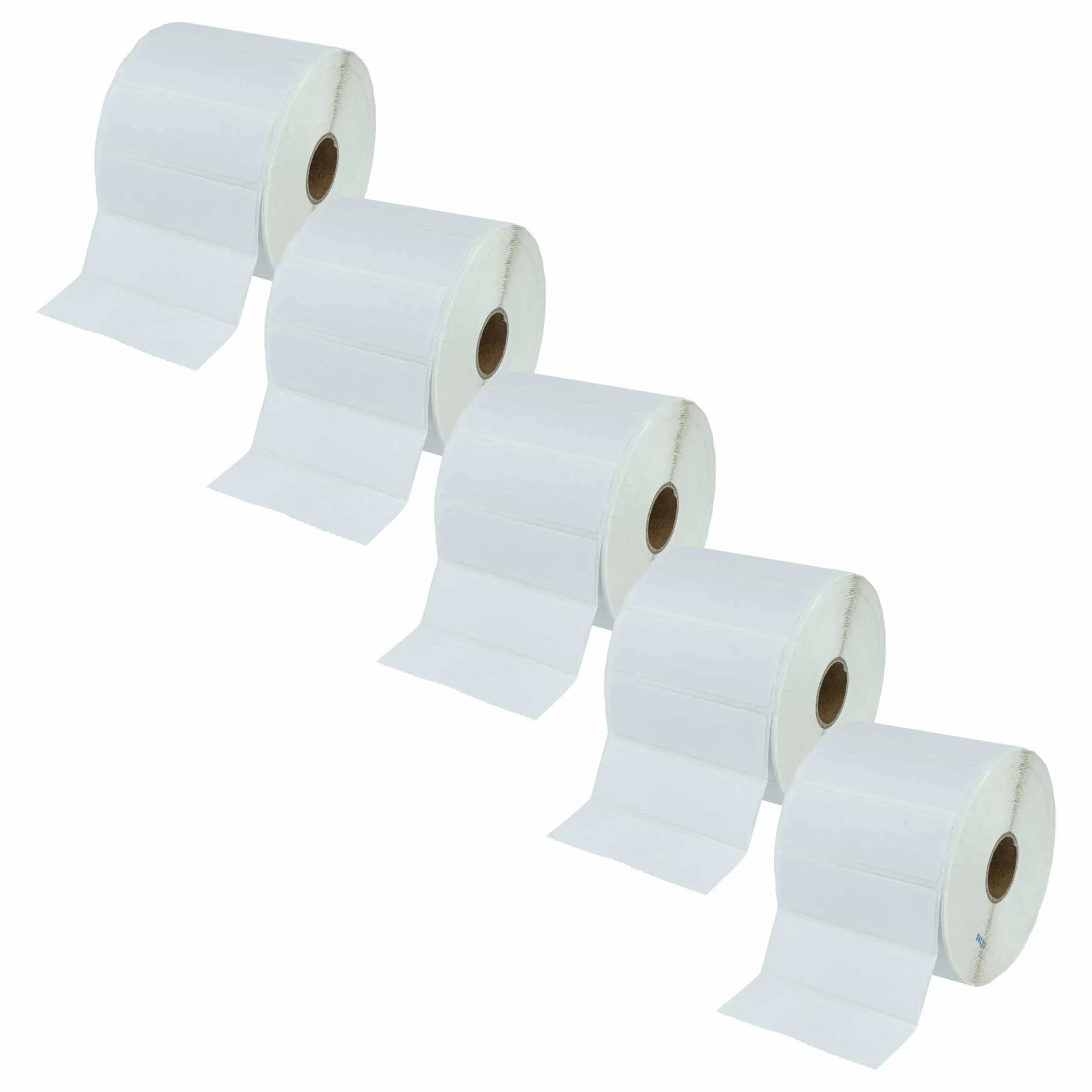 5x Étiquette pour imprimante étiqueteuse Zebra GK420d, GK420t, GK430t - autocollantes 25,4mm x 76,2mm