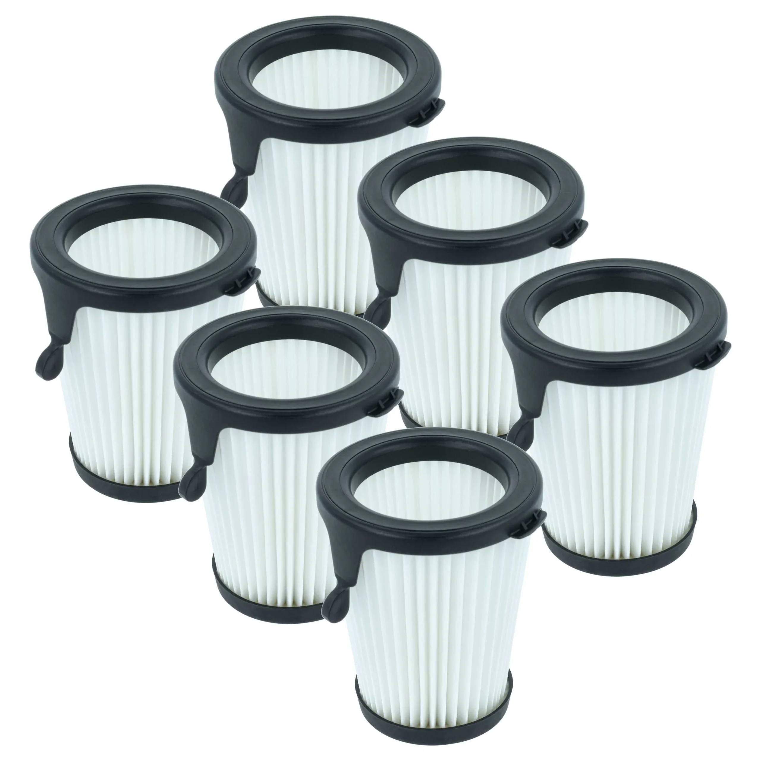 6x Filtres remplace Milwaukee 49-90-1950 pour aspirateur - filtre HEPA F8