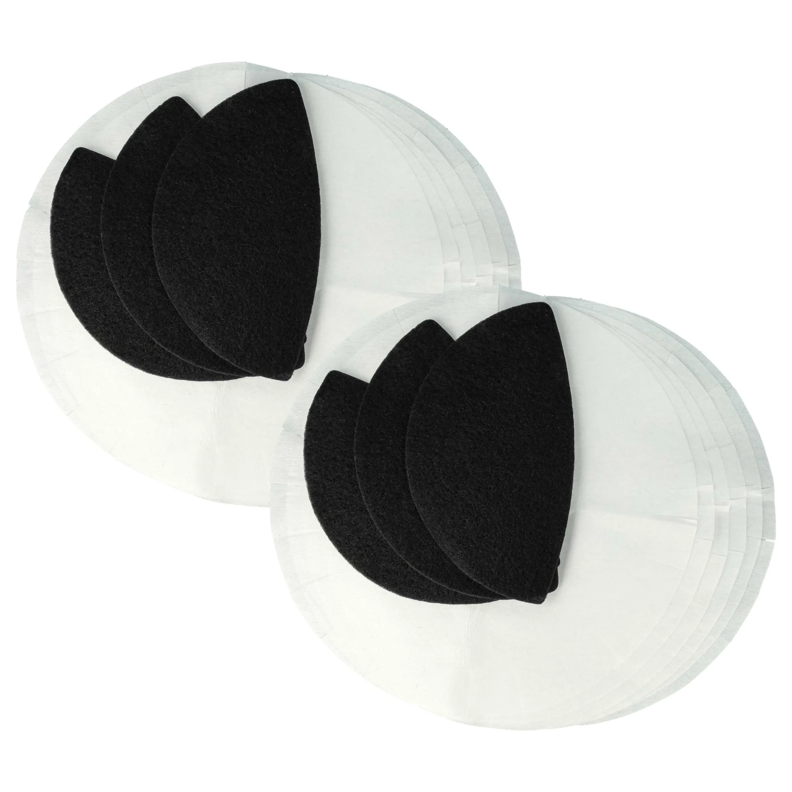 12x filtre papier, 6x filtre à charbon actif remplace DeLonghi DL F38 pour friteuse - Filtres