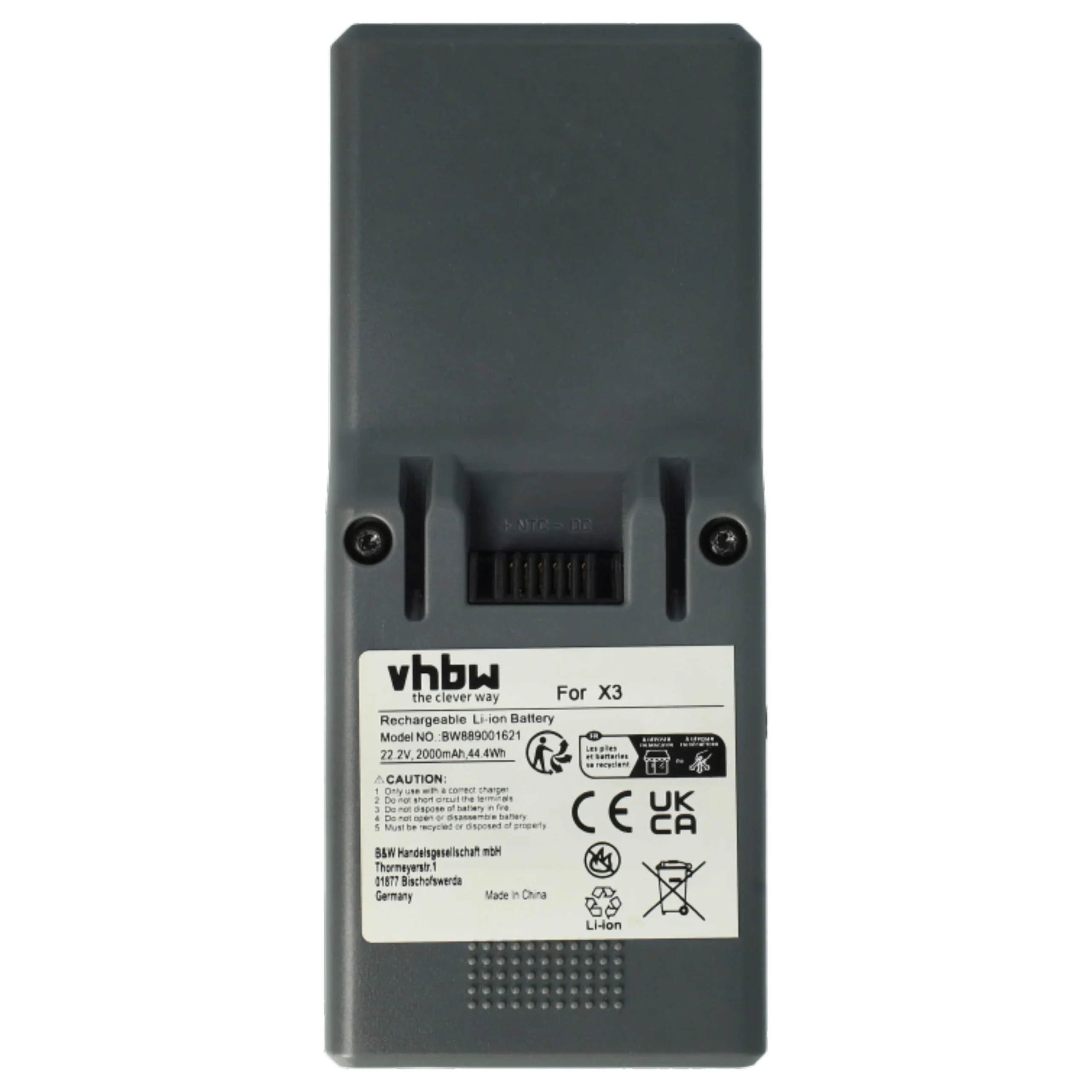 Batterie remplace Genius A28105 pour aspirateur Genius - 2000mAh 22,2V Li-ion