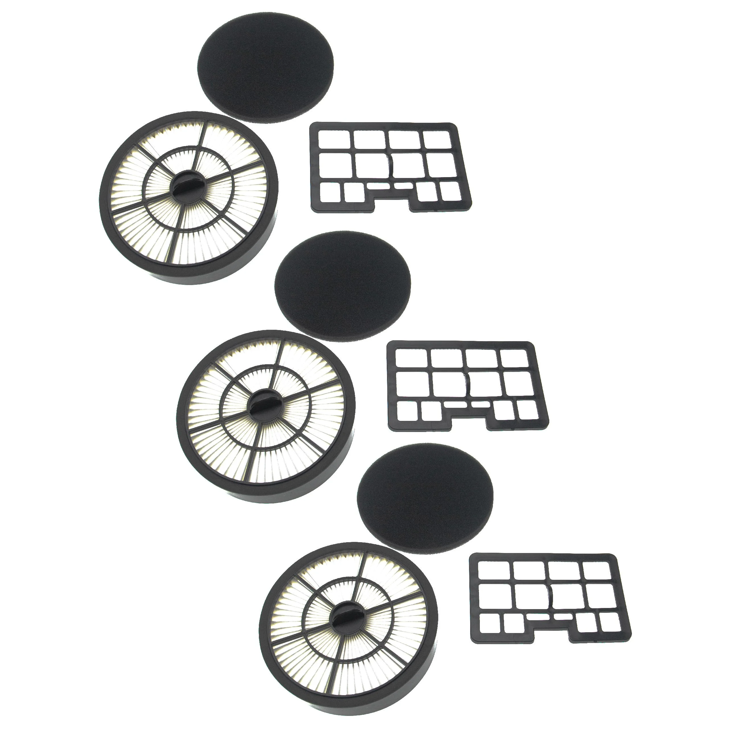 6x Filtres remplace Hanseatic 15705486, 551793, 422064 pour aspirateur Hanseatic - Accessoires pour aspirateur