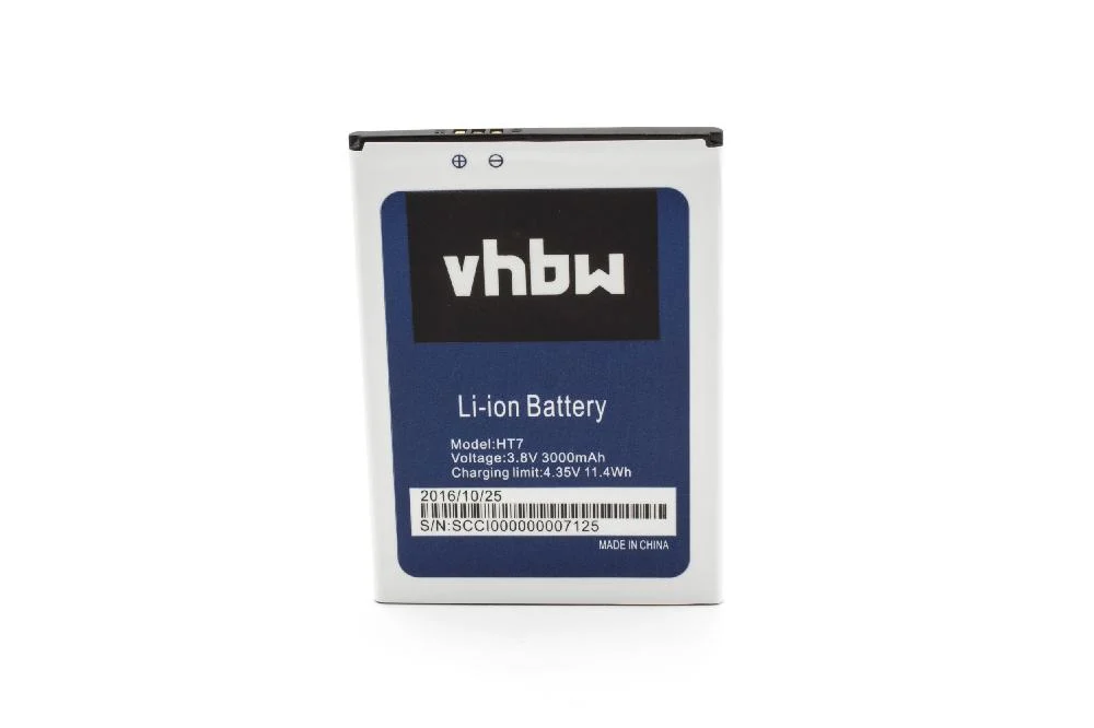 Batterie remplace HomTom SCCI000000007125 téléphone portable HomTom - 3000mAh 3,8V Li-ion