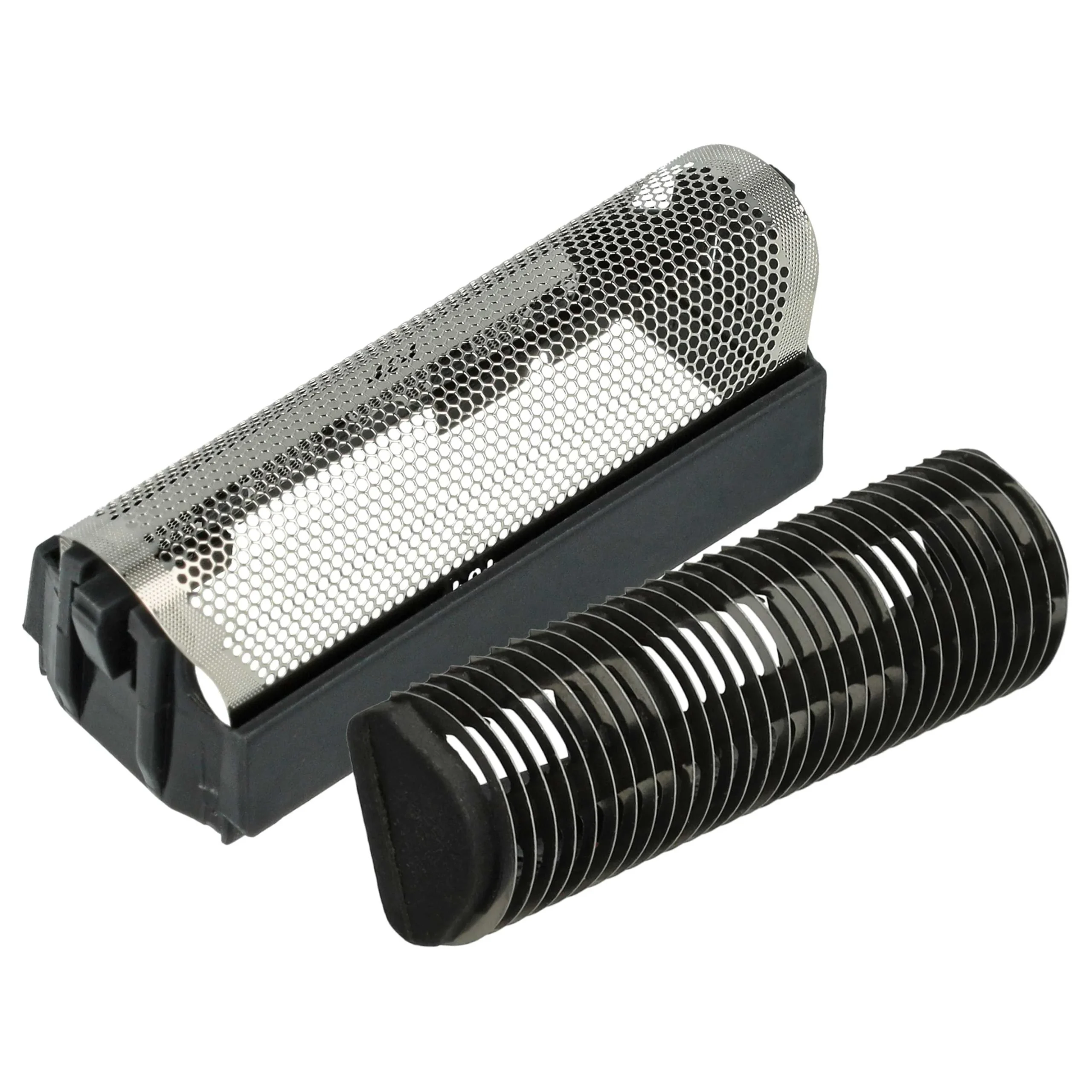 1x bloc de lames, 1x grille de rasoir avec cadre pour Braun 3550 - noir / argenté