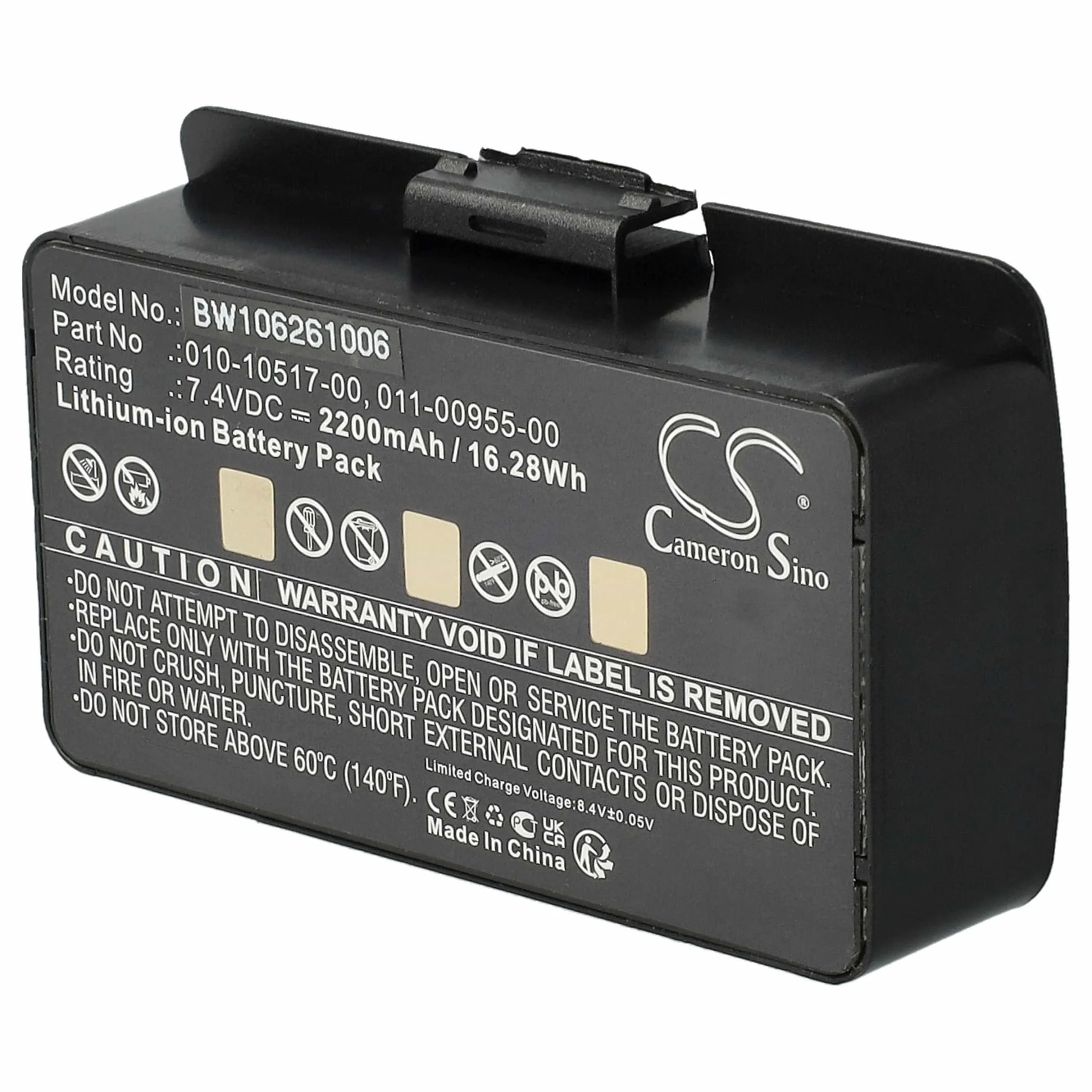 Batterie remplace Garmin 010-10517-00, 010-10517-01 pour navigation GPS Garmin - 2200mAh 7,4V Li-ion