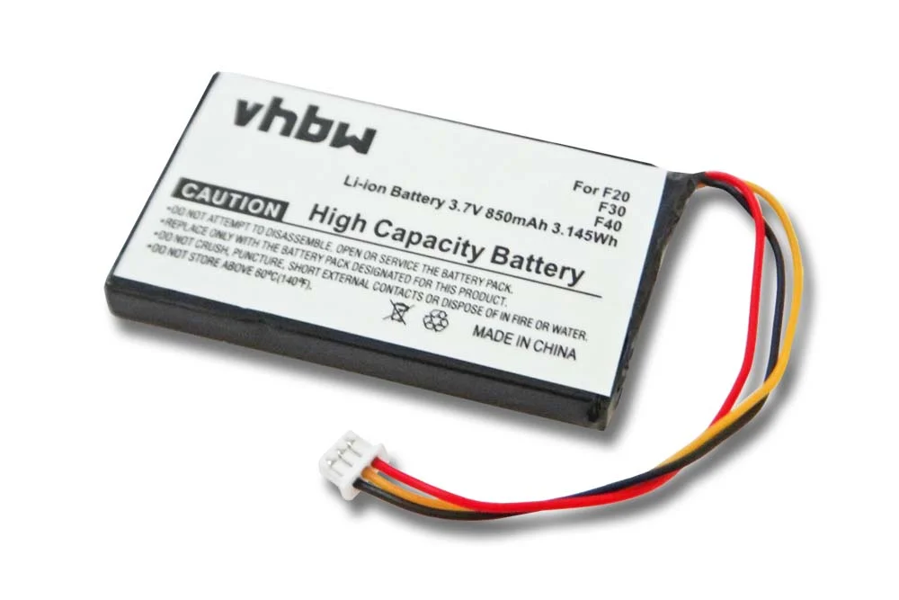 Batterie remplace Navman BT000021C pour navigation GPS Navman - 850mAh 3,7V Li-ion