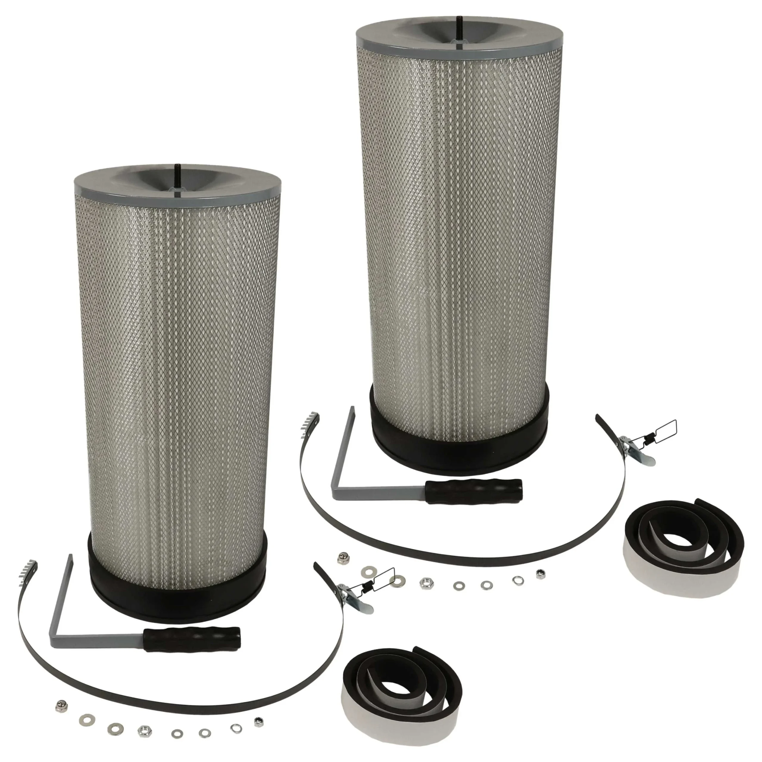 2x Filtre à particules remplace Holzmann 9120058378508 pour aspirateur central Holzmann + brosse de nettoyage - Filtres