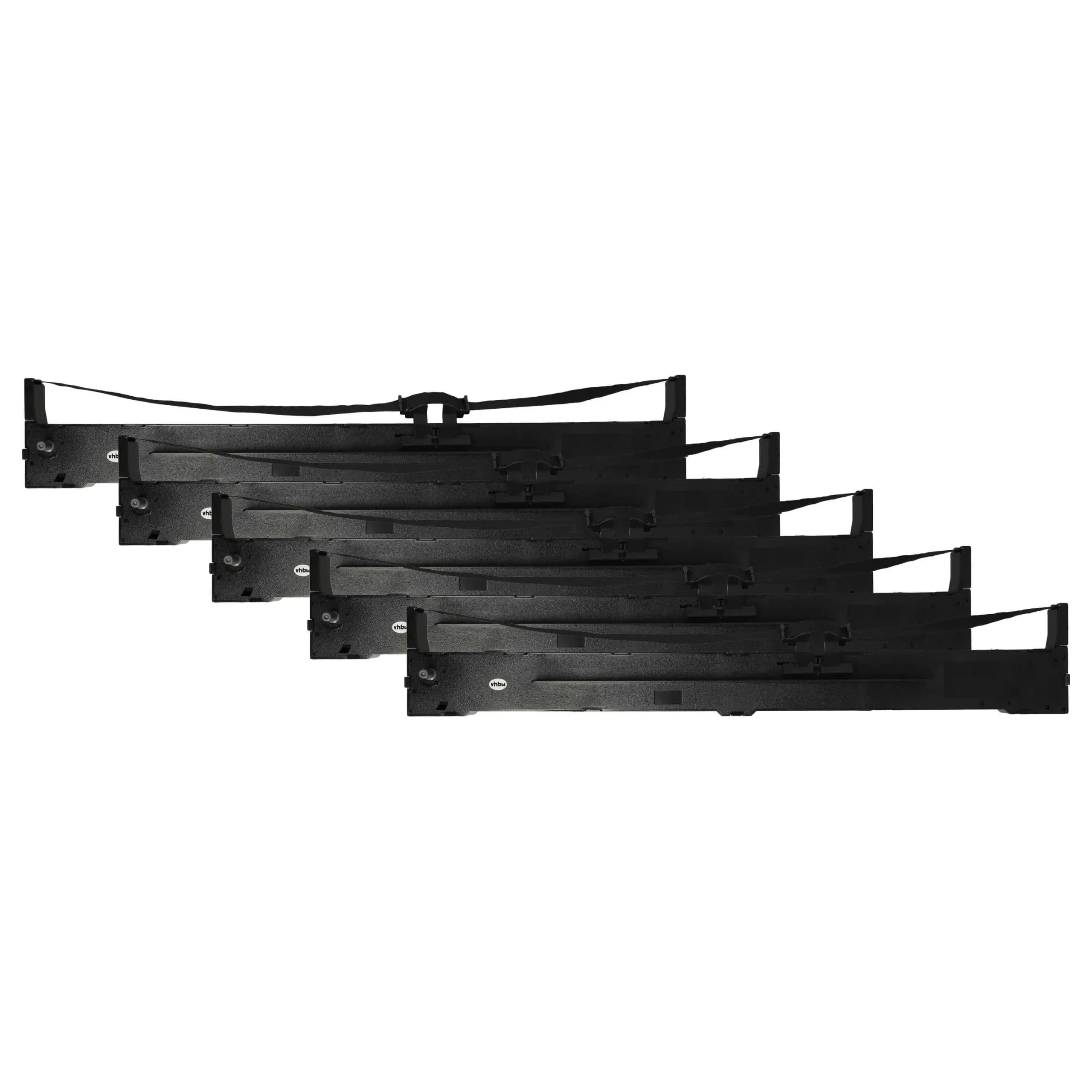 5x Ruban encreur remplace Epson S015336, C13S015336 pour imprimante matricielle / étiquette - noir