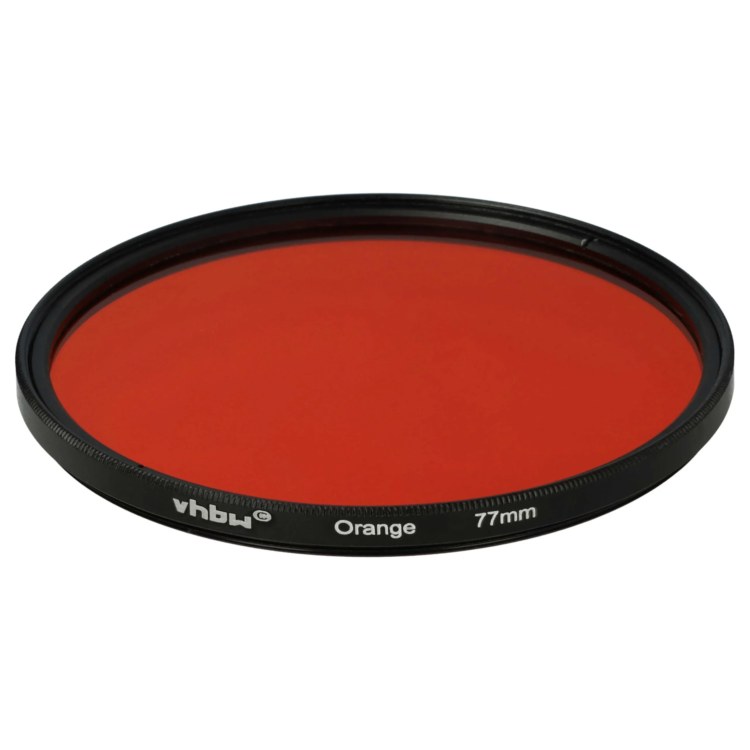 Filtre de couleur orange pour objectifs d'appareils photo de 77 mm - Filtre orange