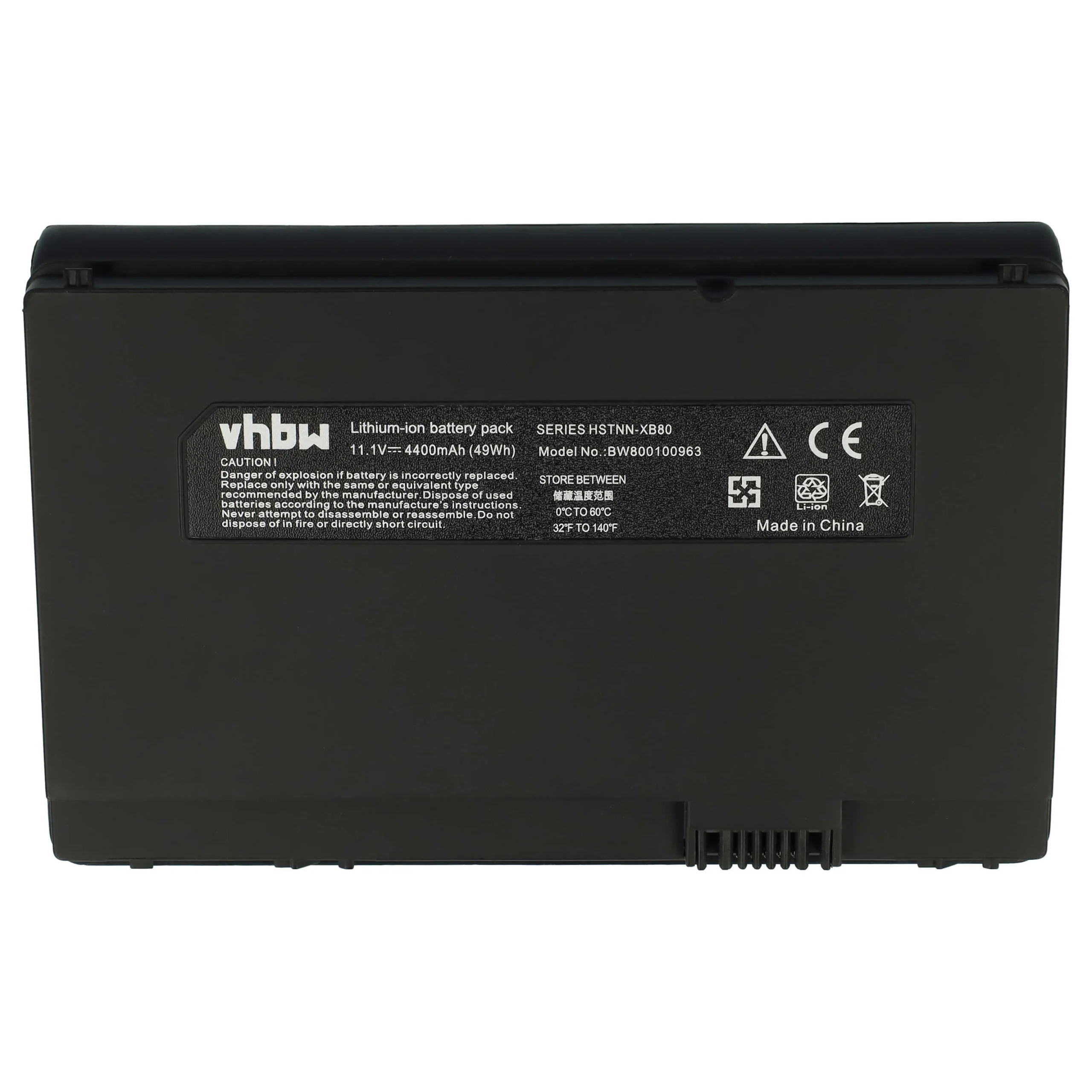 Batterie remplace HP FZ441AA#UUF, 493529-371 pour ordinateur portable HP- 4400mAh 11,1V Li-ion, noir