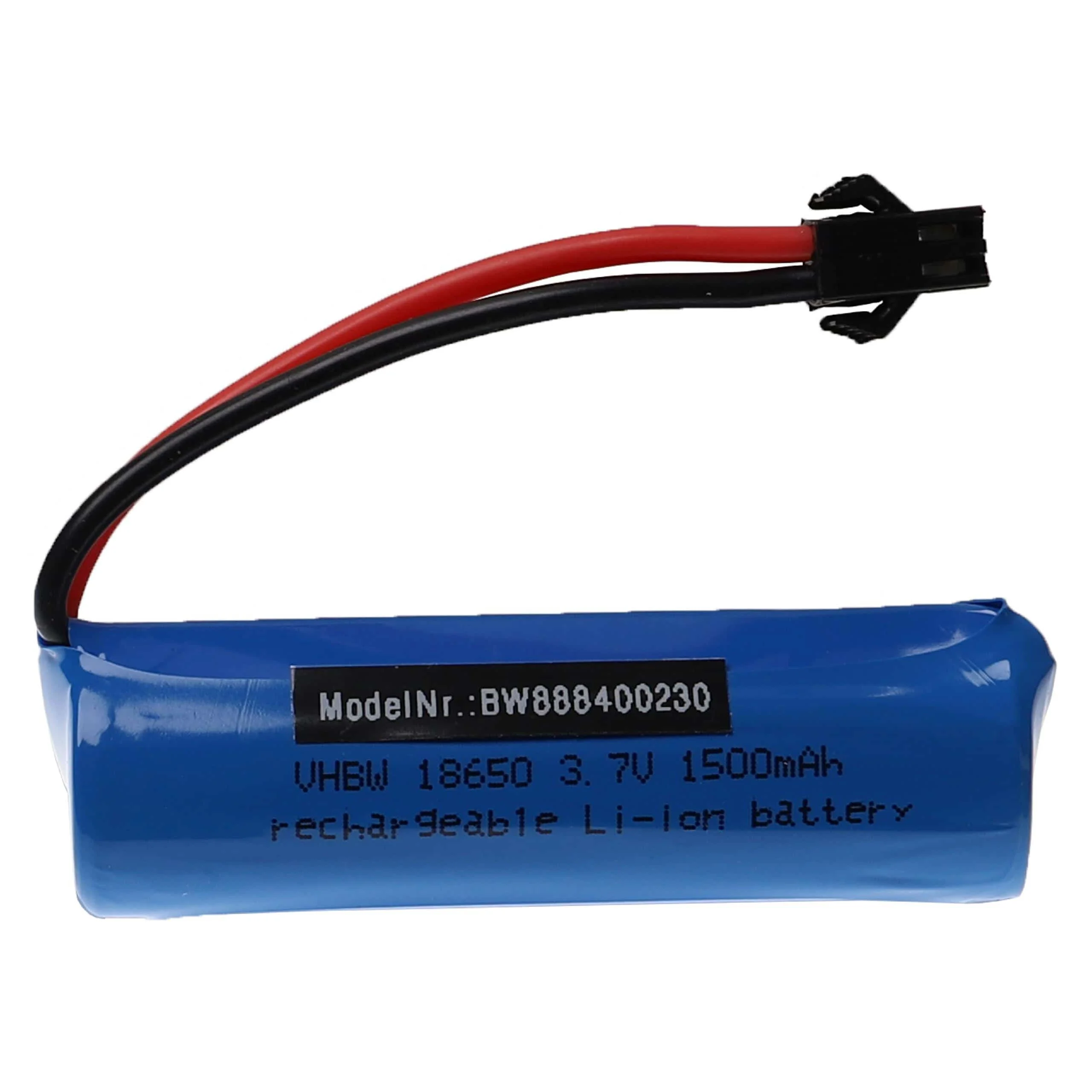 Batterie modèle radio-télécommandé - 1500mAh 3,7V Li-ion, SM-2P