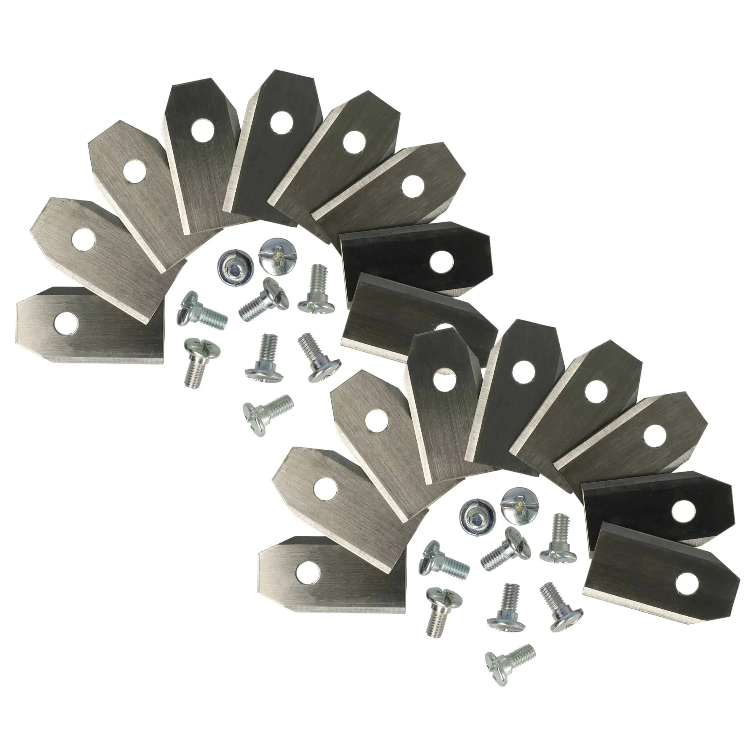 18x Lames remplace Arnold AR1 pour tondeuse – Couteaux acier, Silber - Accessoires pour outils