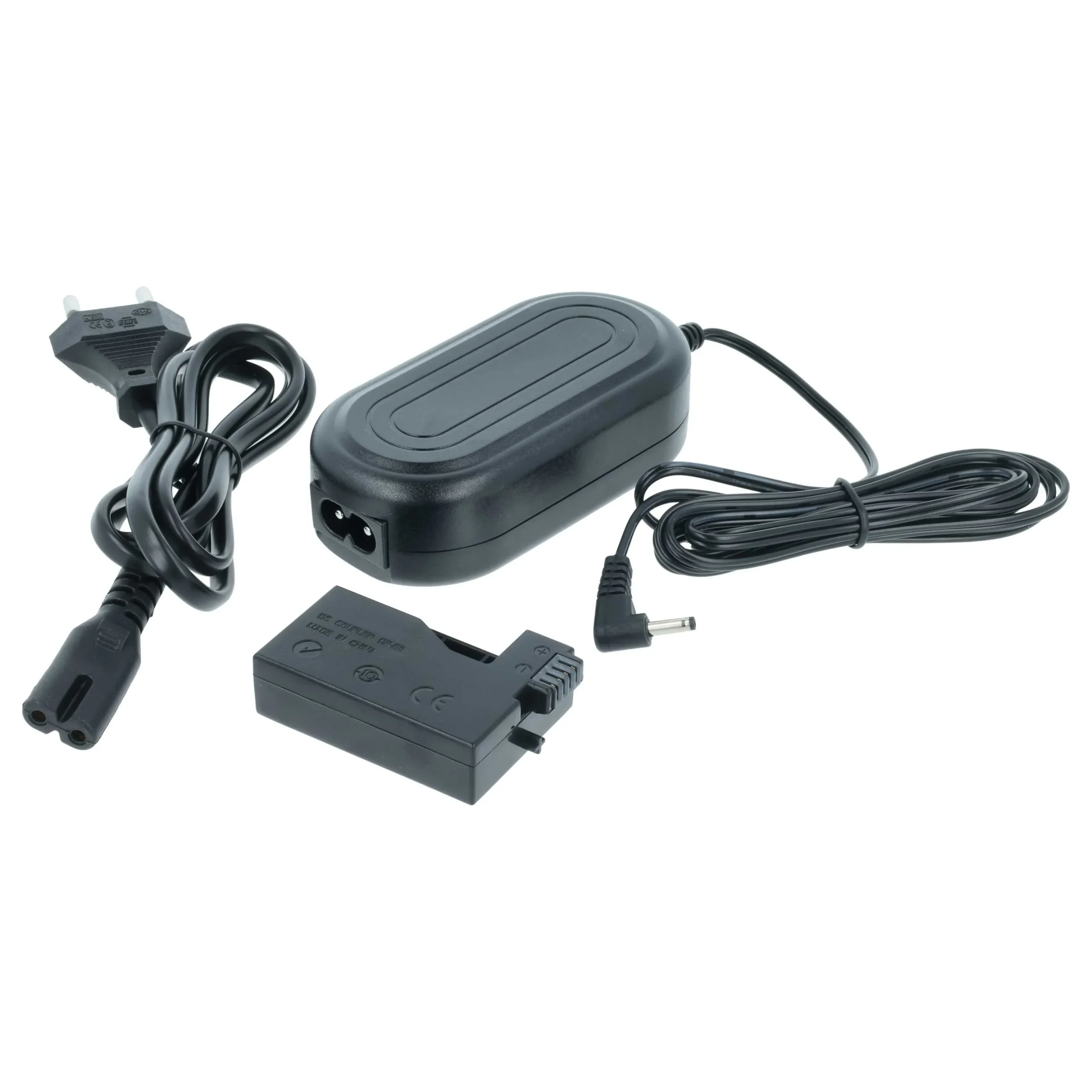 Bloc secteur remplace Canon DR-E8, ACK-E8 pour caméra Canon + coupleur DC, 2m