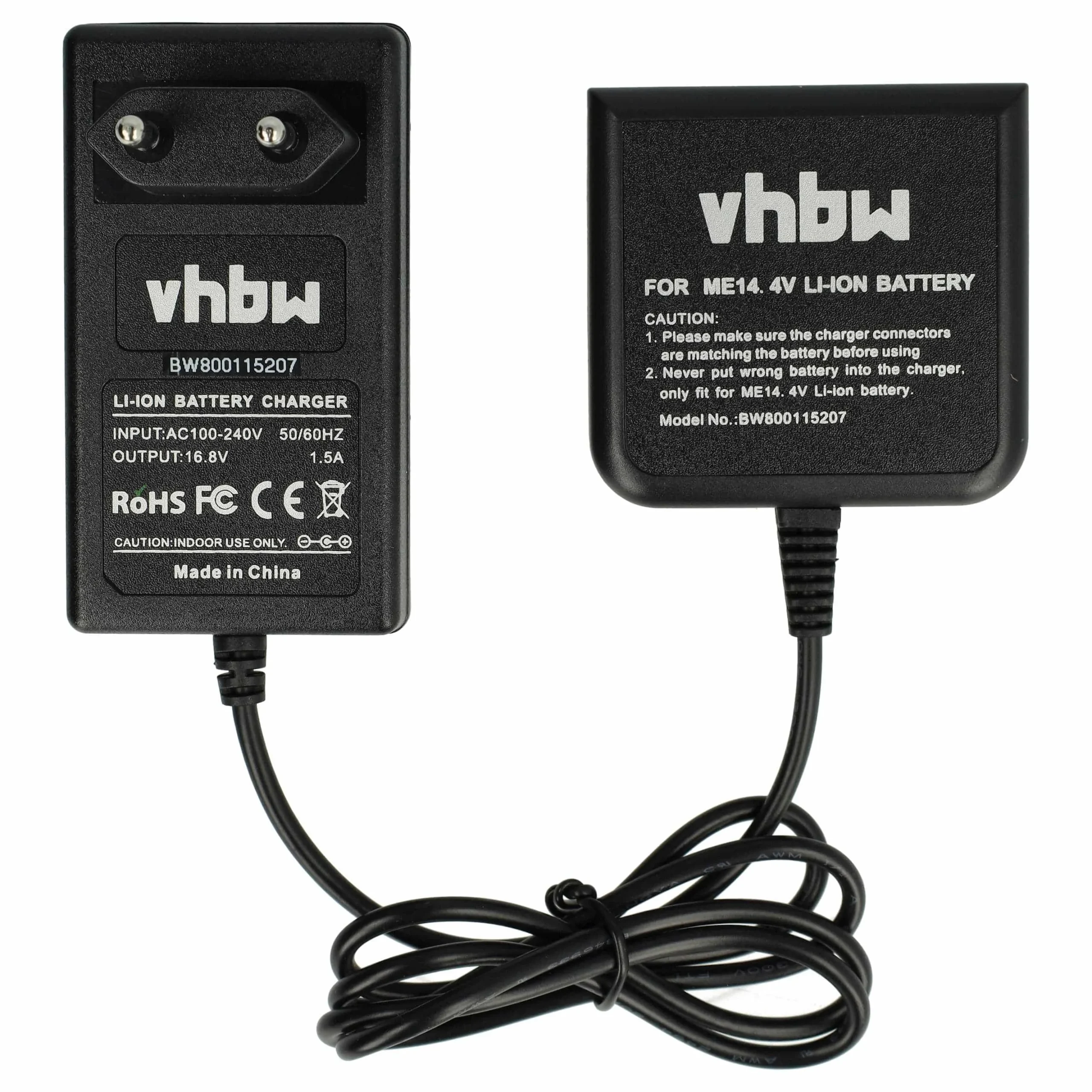 Chargeur pour batterie d'outil électrique Metabo BS 14.4 6.02105.50 - Li-ion, 1,5A