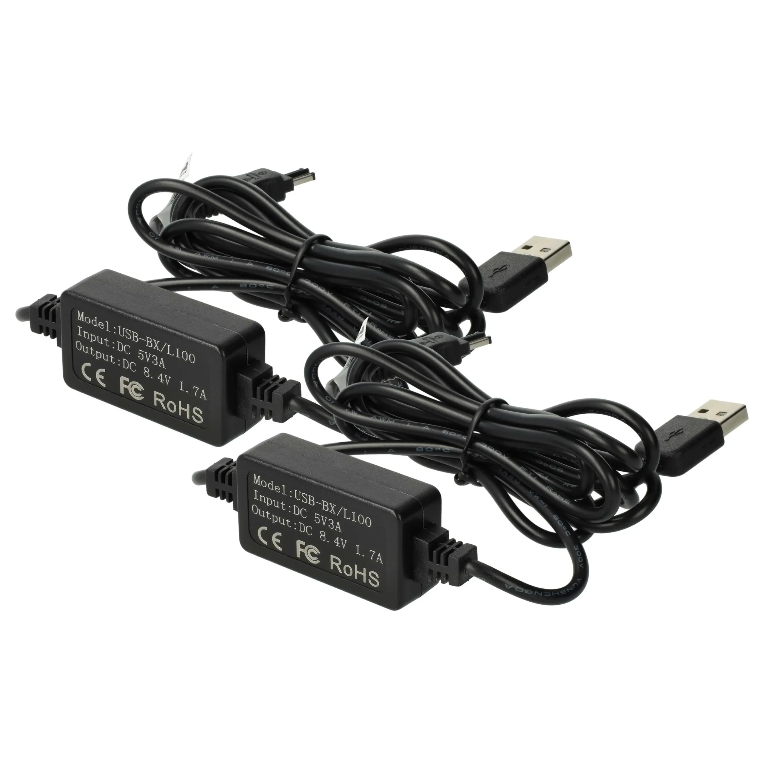 2x Bloc secteur remplace Sony AC-L10, AC-L100, AC-L10A, AC-L15A, AC-L15B, AC-L10B, AC-L15 pour caméra Sony