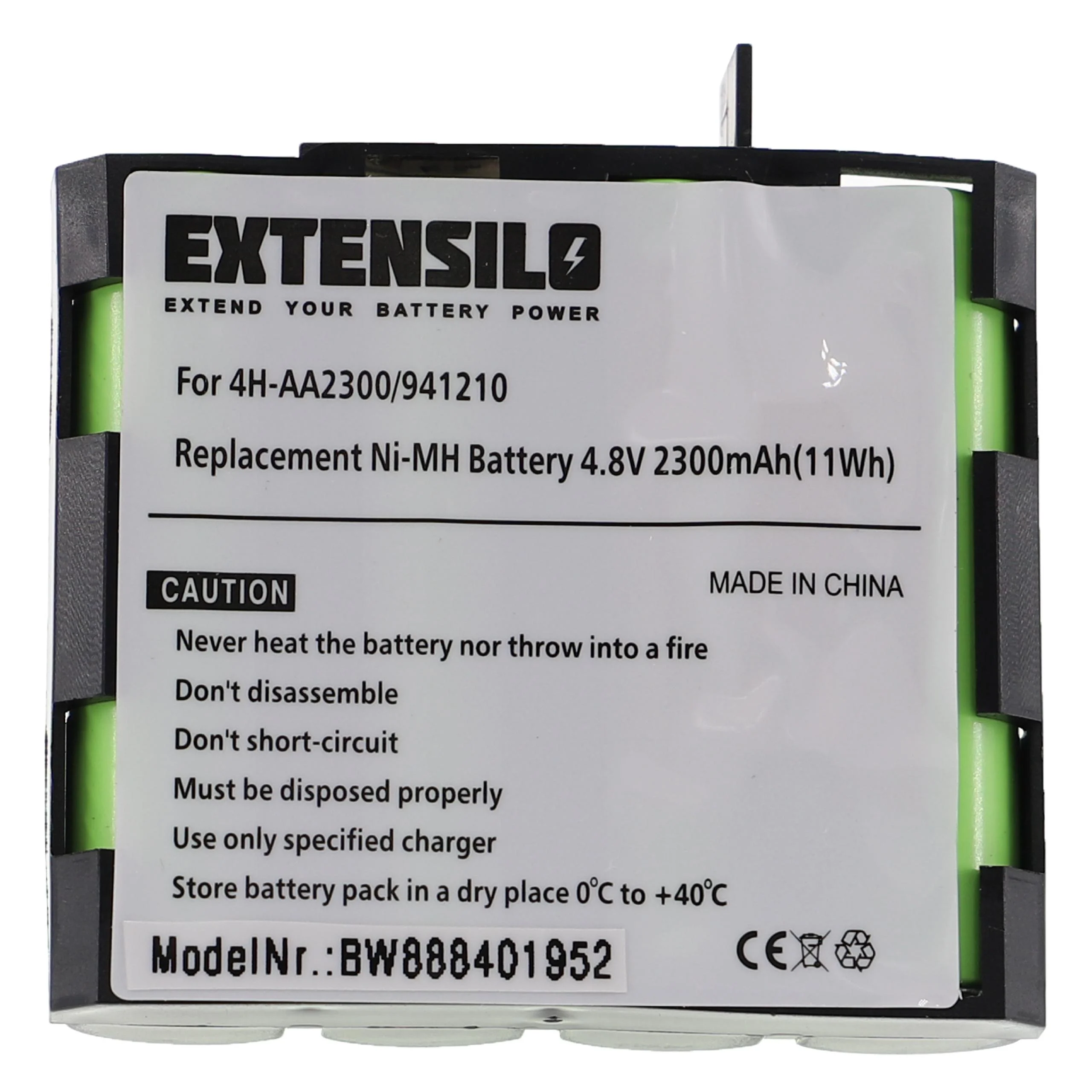 Batterie pour appareil médical Compex Edge, Energy, Fit - 2300mAh 4,8V NiMH