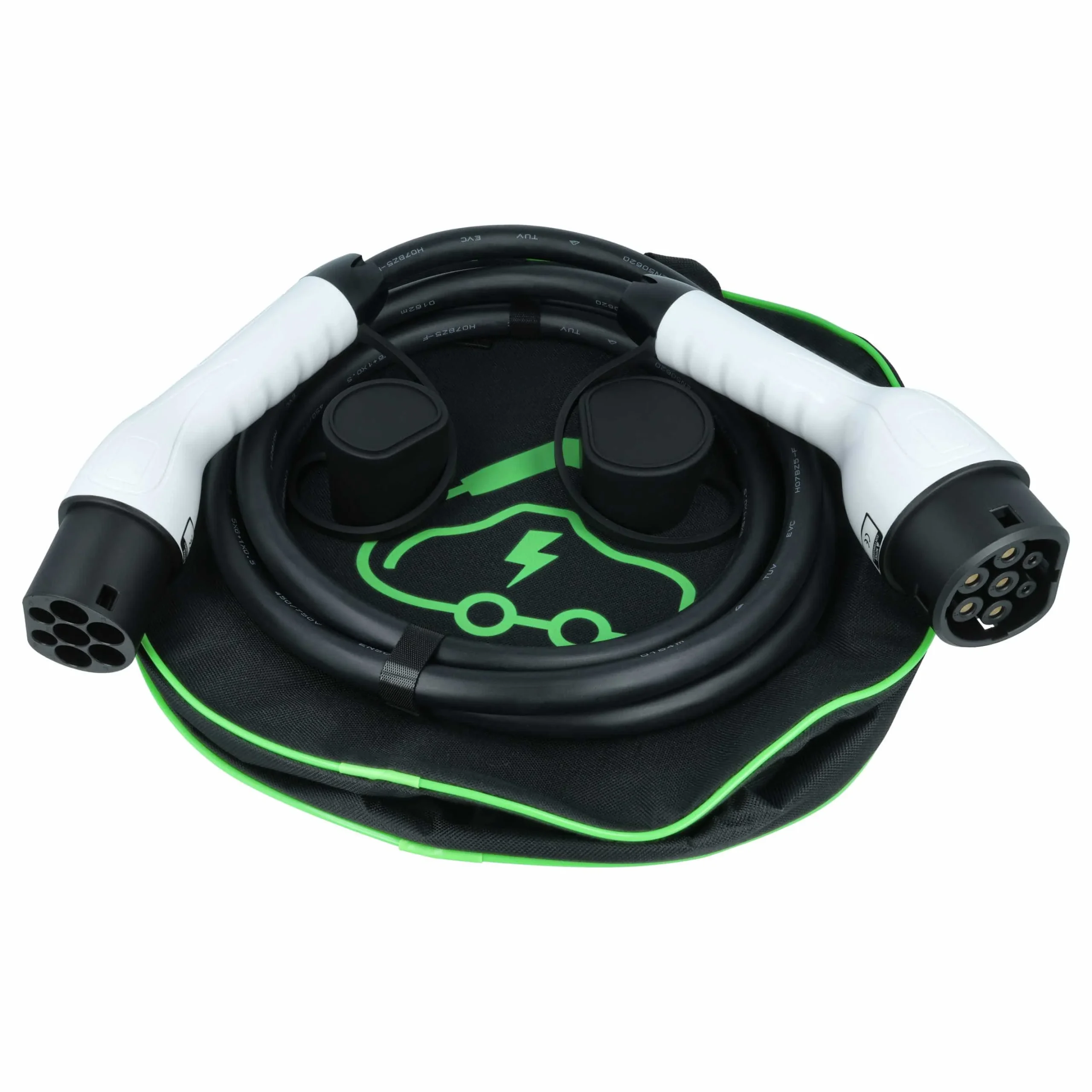 Câble de recharge - Type 2 vers type 2, triphasé, 32 A, 22 kW, 3 m