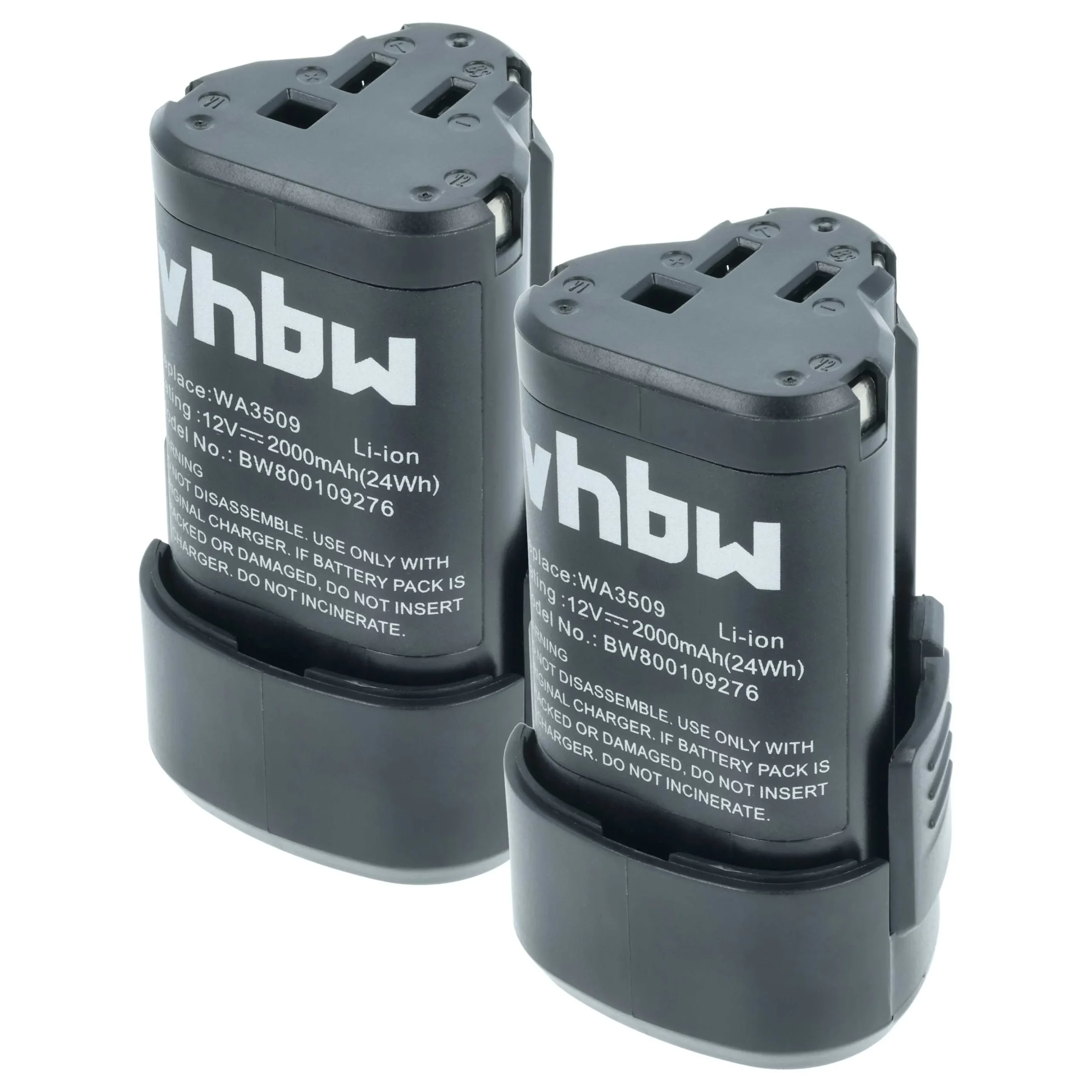 Batterie (2 pcs.) remplace Rockwell RW9300 outil électrique Worx - 2Ah 12V Li-ion