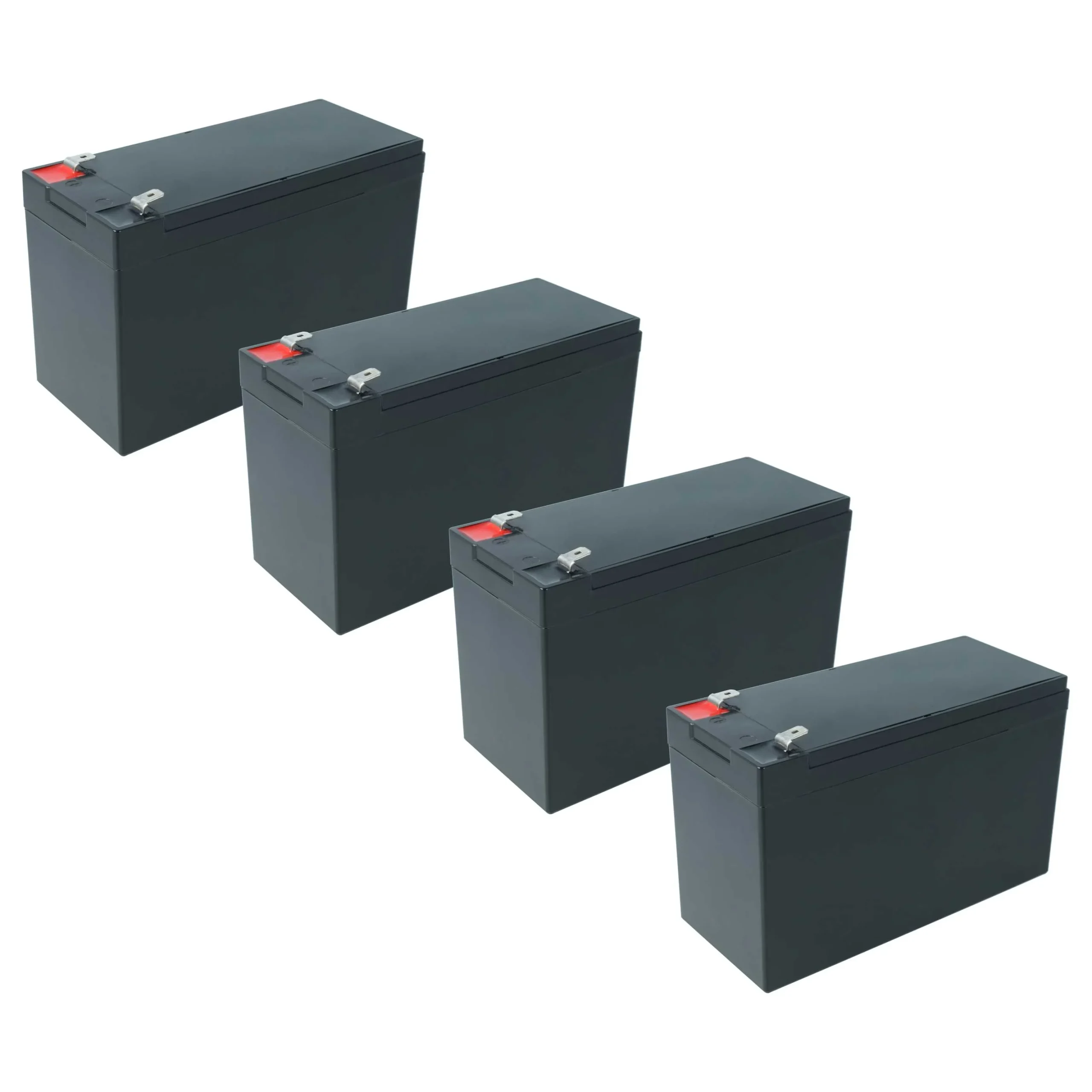 Batterie de bord (4 pièces) pour caravane, bateau, camping car, panneau solaire ABUS, systèmes d'alarme, trott - Batteries