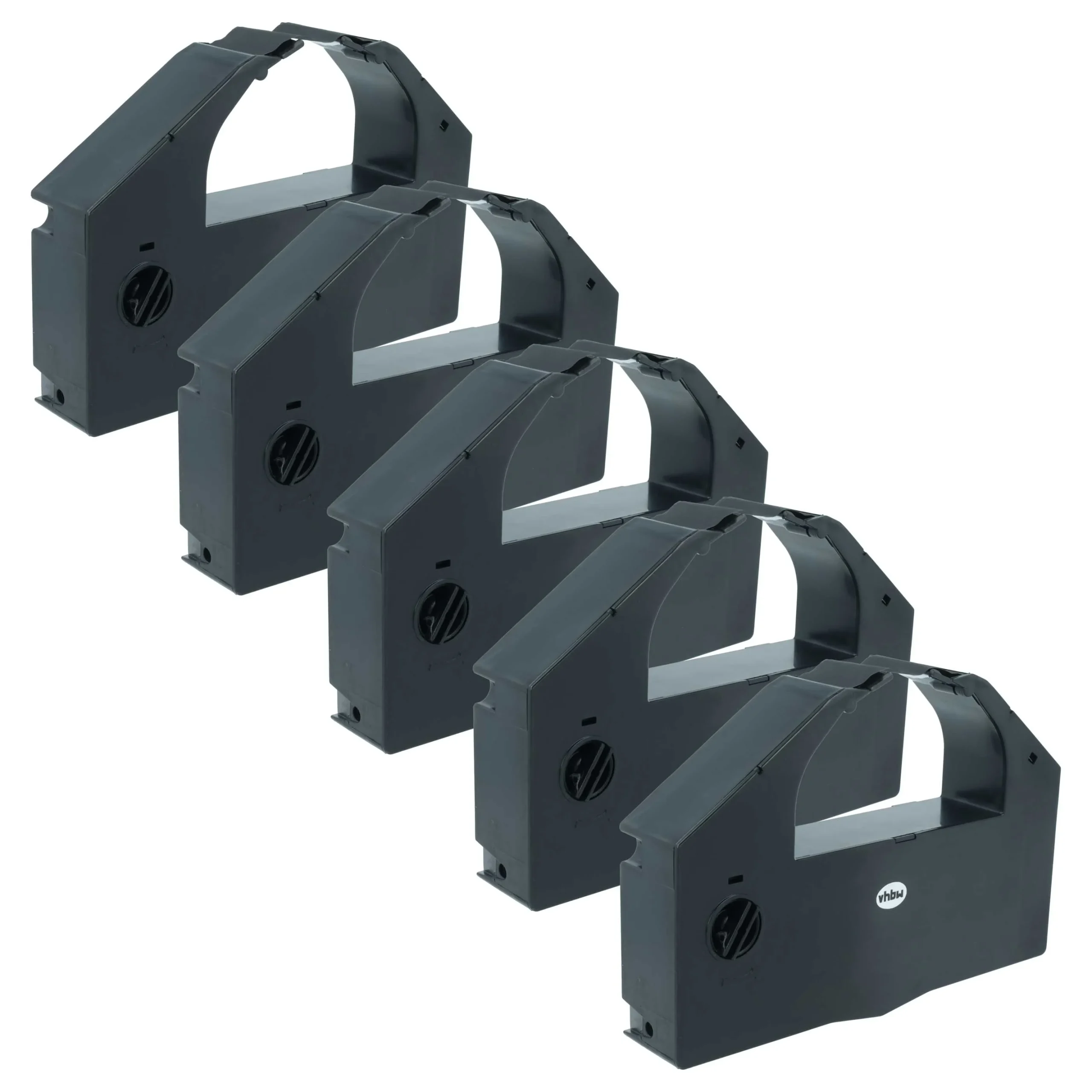 5x Ruban encreur remplace Epson C13S015066, S015067 pour imprimante matricielle / étiquette - noir