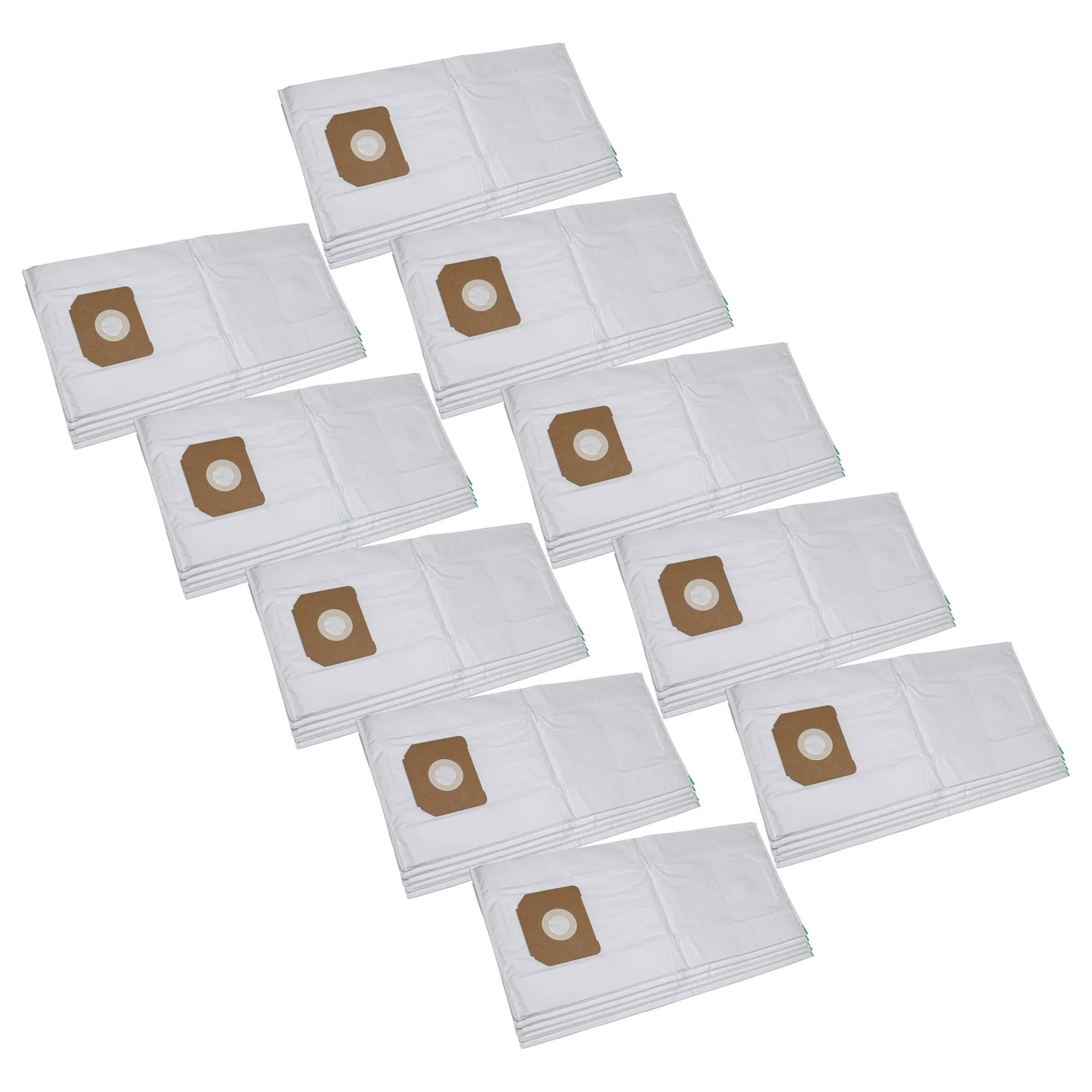 50x Sac remplace Flex 329.630 pour aspirateur Menzer - microfibre non tissée